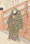 Utagawa Toyokuni (Toyokuni I.): Der Schauspieler Ichikawa Ebijuro als Gokumon Shobei
