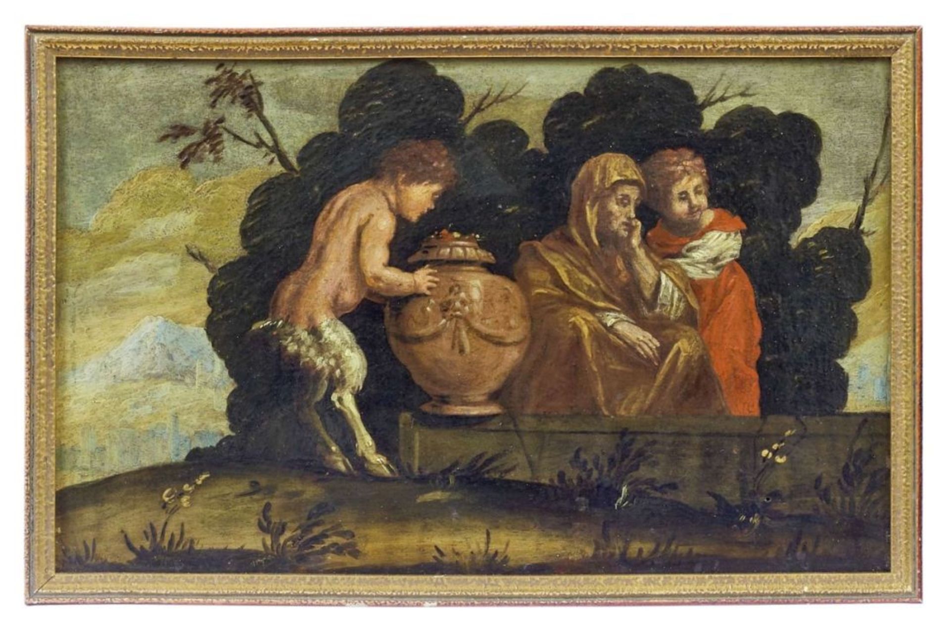 Zwei kleine, mythologische Darstellungen, Veneto, 2. H. 17. Jh. - Image 3 of 4