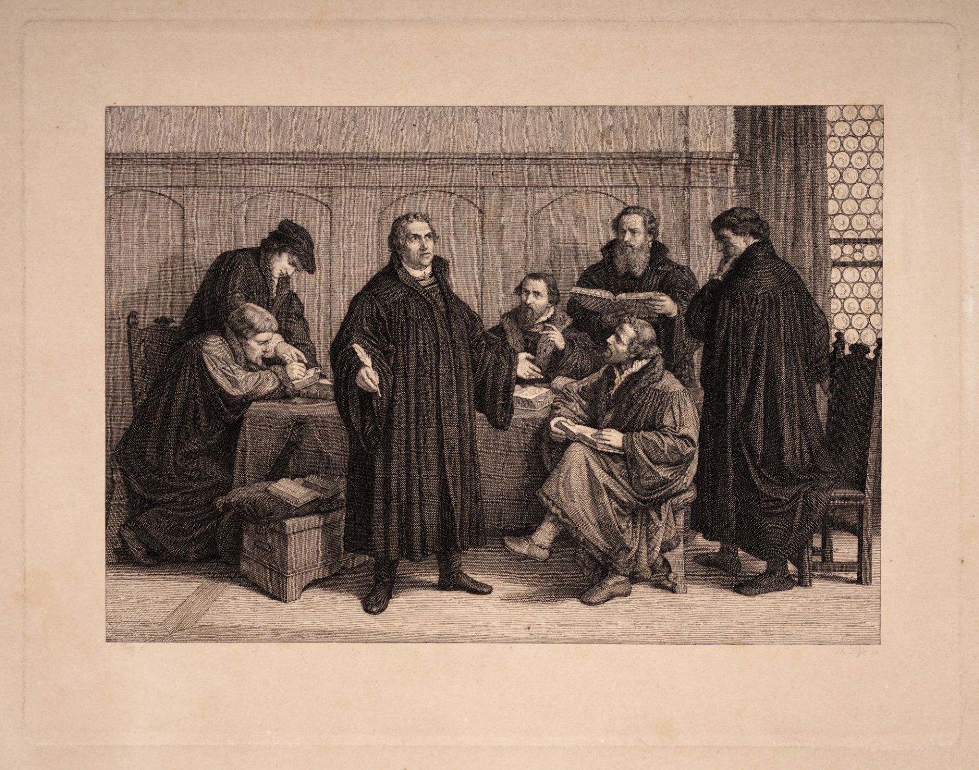 Leonhard Gey, Konvolut von ca. 12 Gewand- und Aktstudien sowie drei historische Darstellungen, ... - Image 15 of 16
