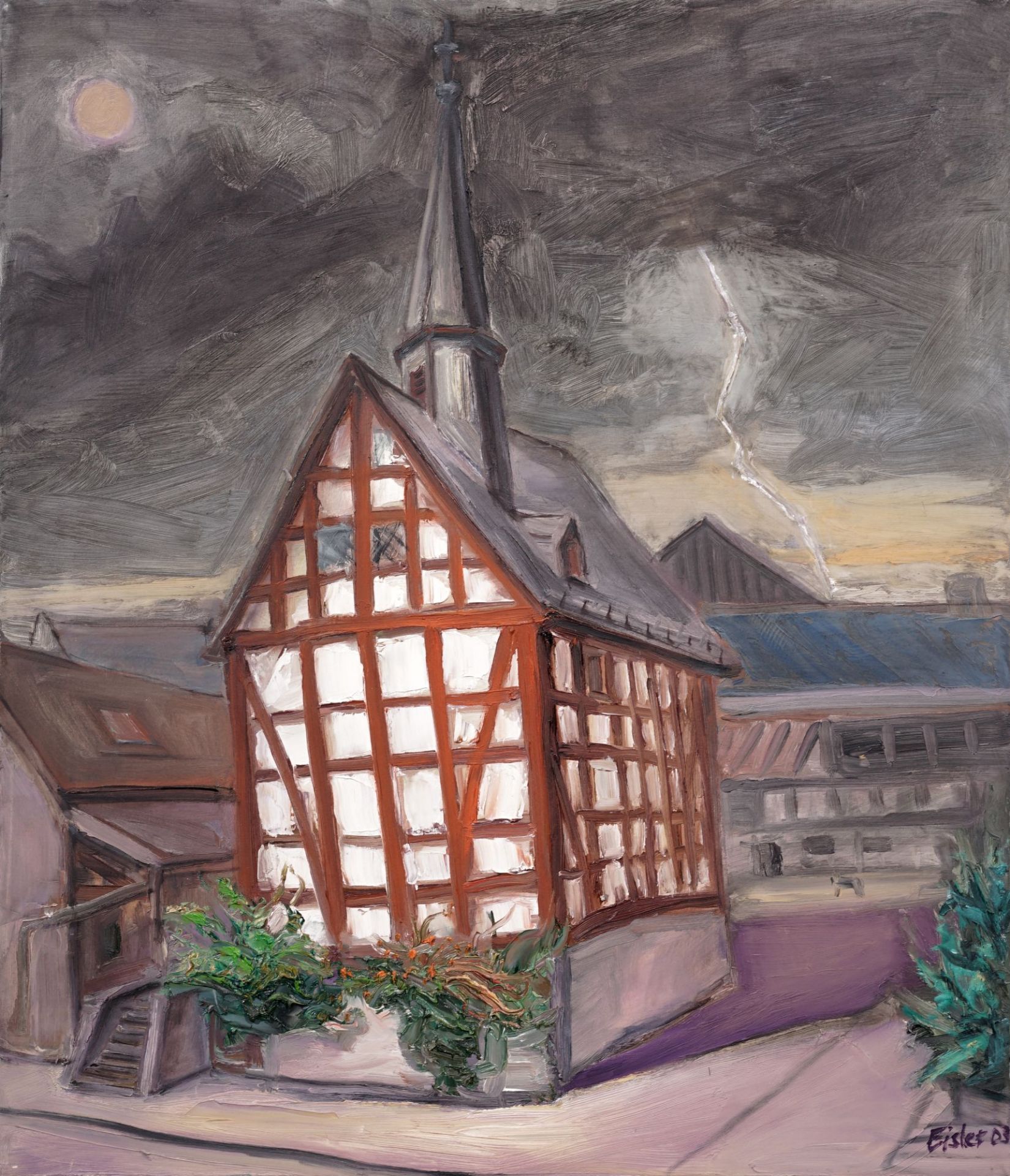 Walter Eisler "Kirche Rüchenbach" (Hessen). 2003.