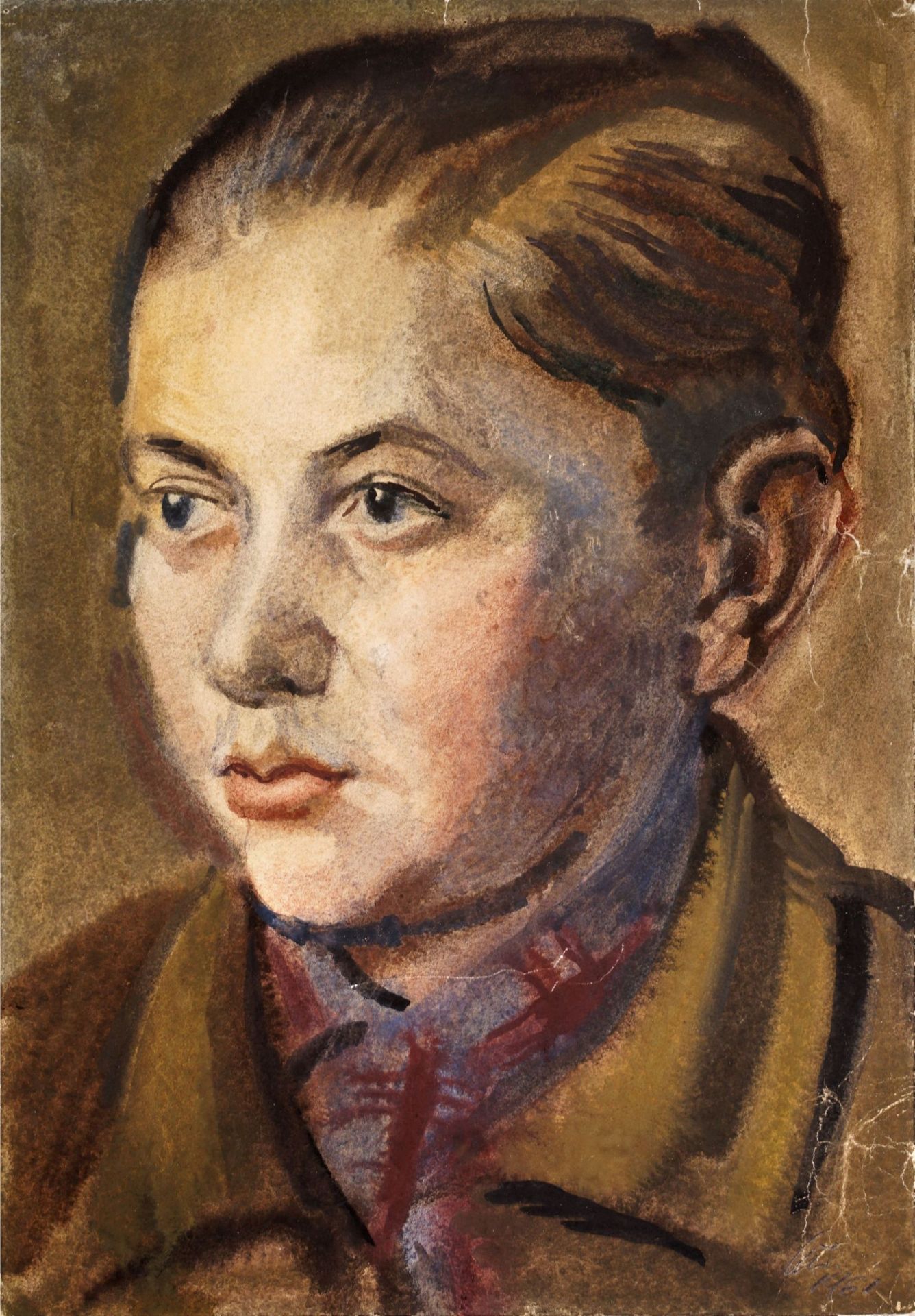 Curt Querner, Porträt eines Mädchens. 1961.
