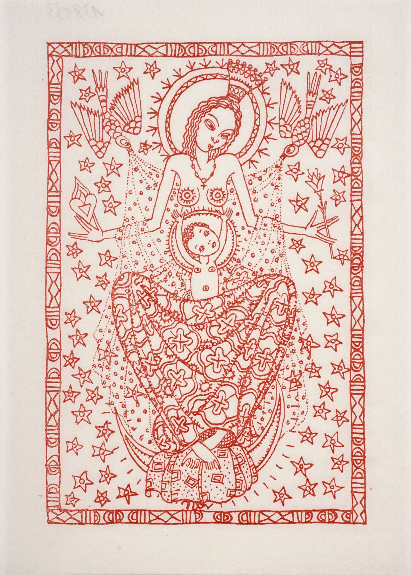 Elfriede Lohse-Wächtler "Maria (Böhmische Madonna)". 1918.