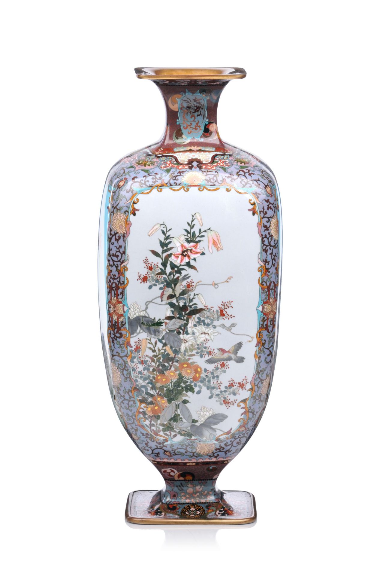 Exzellente große Vase. Shippô-chô / Nagoya, Japan. Meiji-Periode, 1890/1900. - Bild 9 aus 26