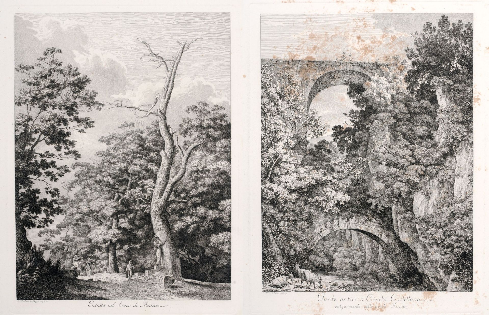 Johann Christian Reinhart, Albert Christoph Dies und Jacob Mechau "Collection de Vues pittoresq... - Image 24 of 24