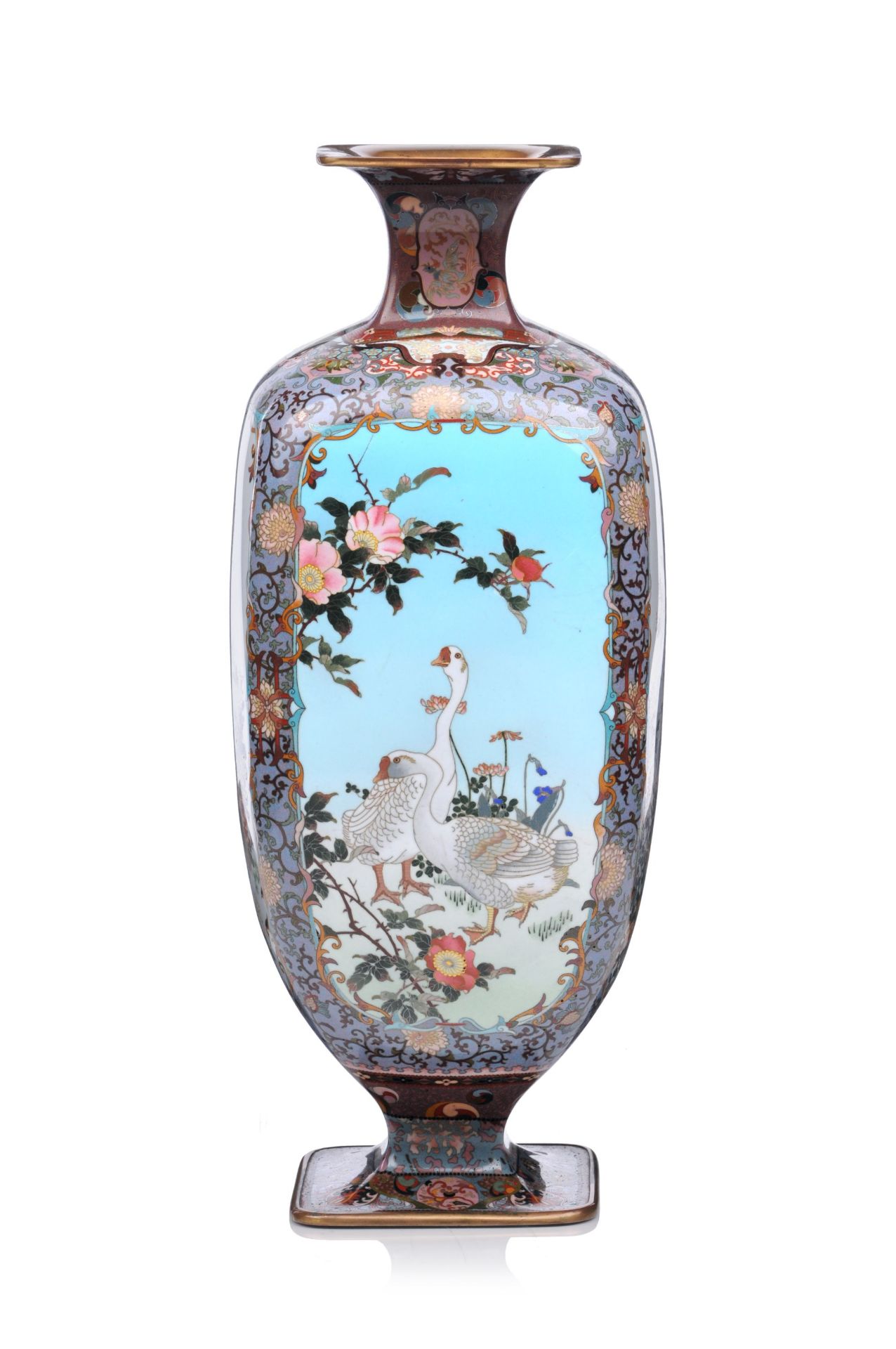 Exzellente große Vase. Shippô-chô / Nagoya, Japan. Meiji-Periode, 1890/1900. - Bild 8 aus 26