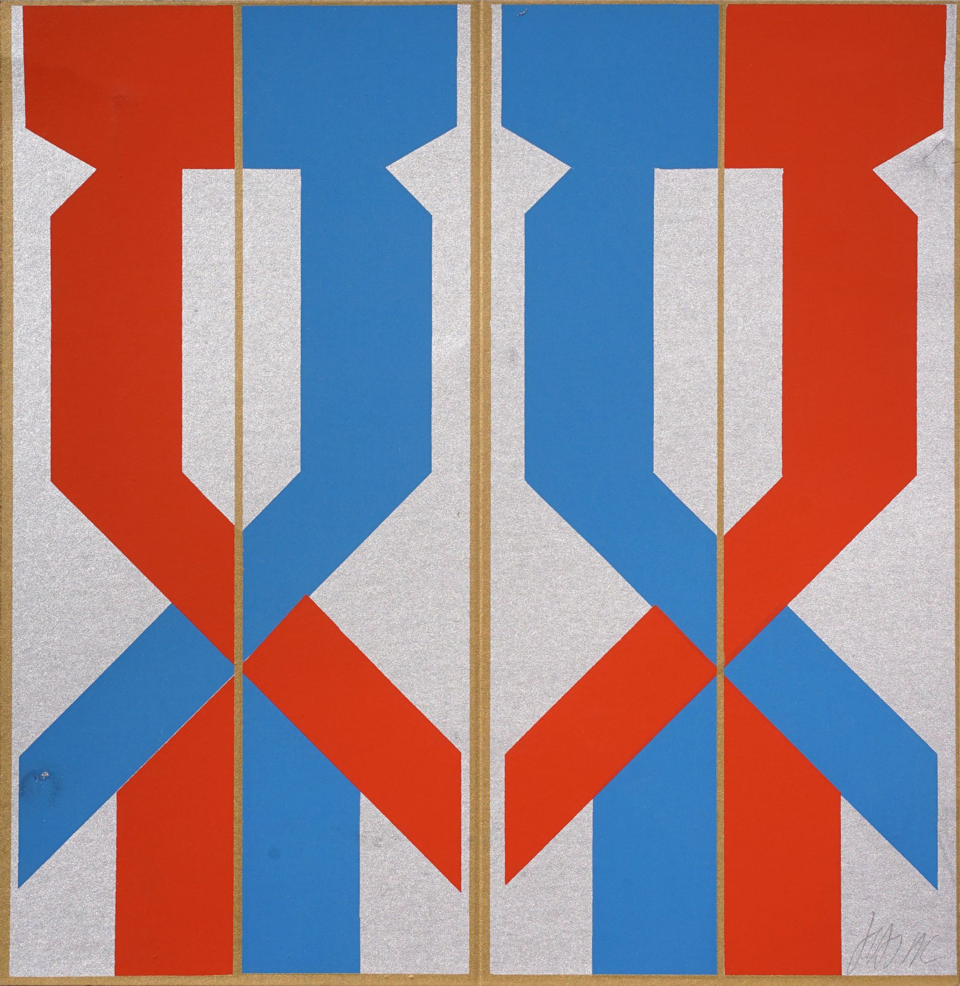 Otto Herbert Hajek "Farbwege 74/6" / Ohne Titel / "Das Paar". 1980. - Image 3 of 3