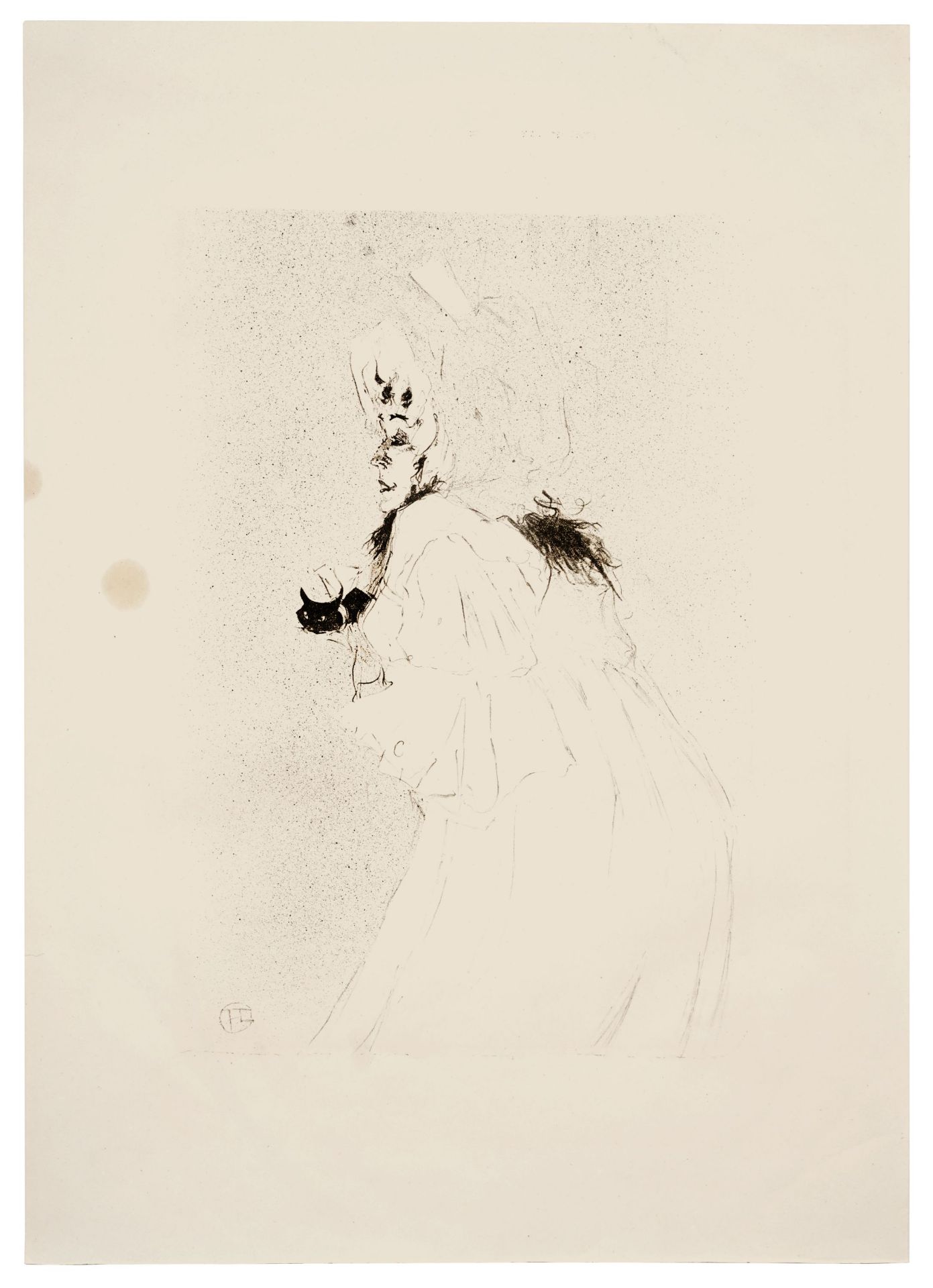 Henri de Toulouse-Lautrec "May Belfort saluant". 1895. - Image 2 of 2
