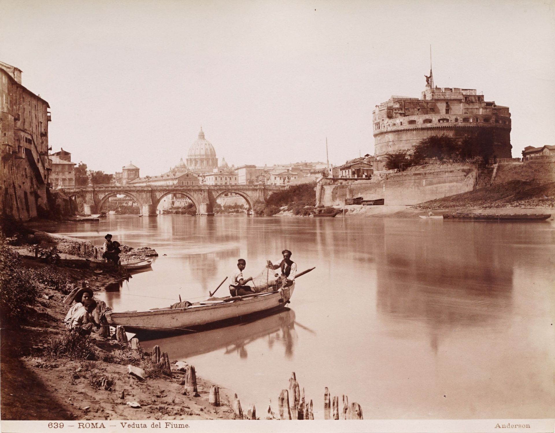 James Isaac Atkinson Anderson, Zehn Ansichten von Rom und Venedig. Mitte 19. Jh bzw. 1. H. 20. Jh. - Bild 6 aus 10