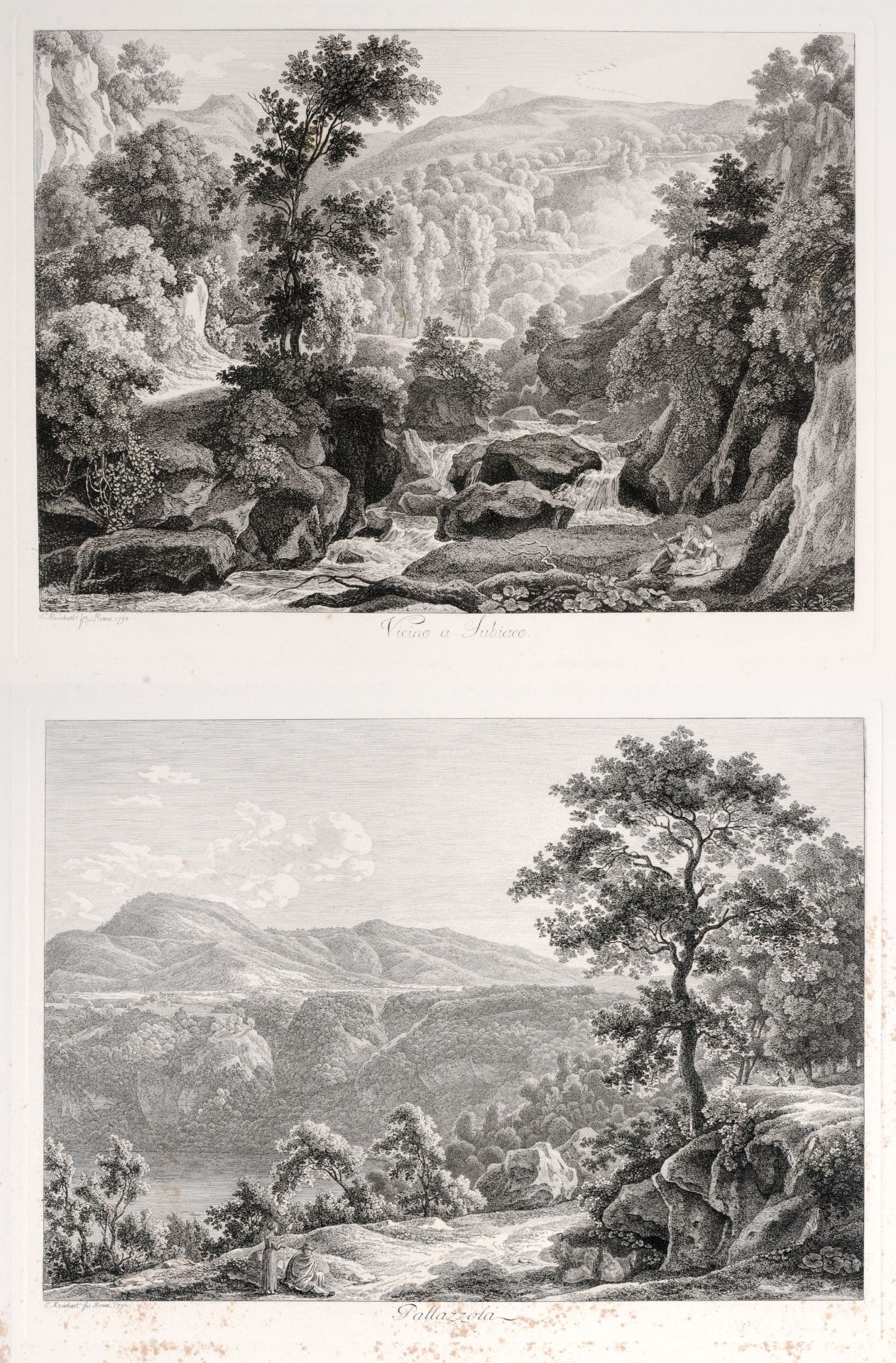 Johann Christian Reinhart, Albert Christoph Dies und Jacob Mechau "Collection de Vues pittoresq... - Image 11 of 24