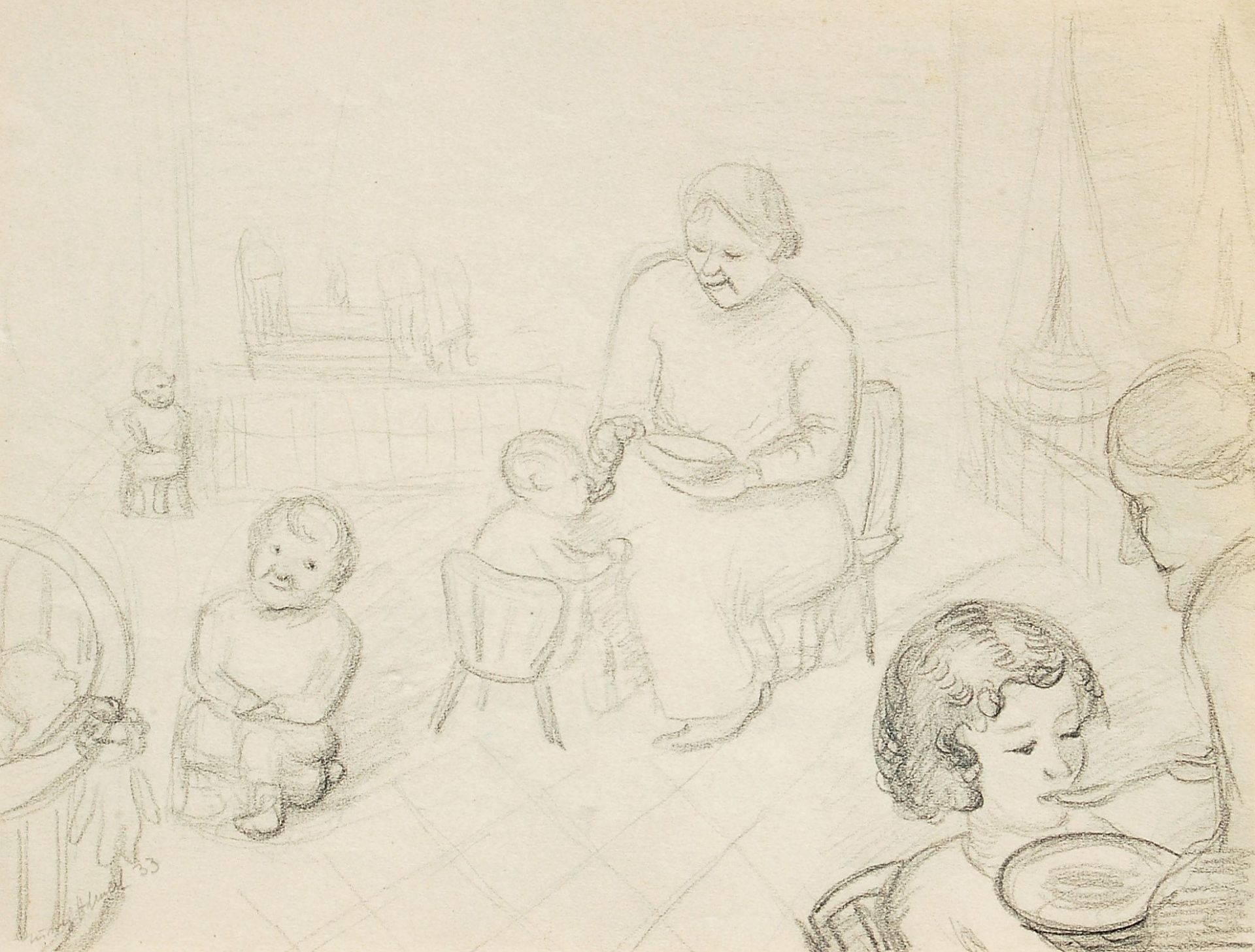 Gussy Hippold-Ahnert, 11 Pariser Zeichnungen. 1933. - Image 4 of 10