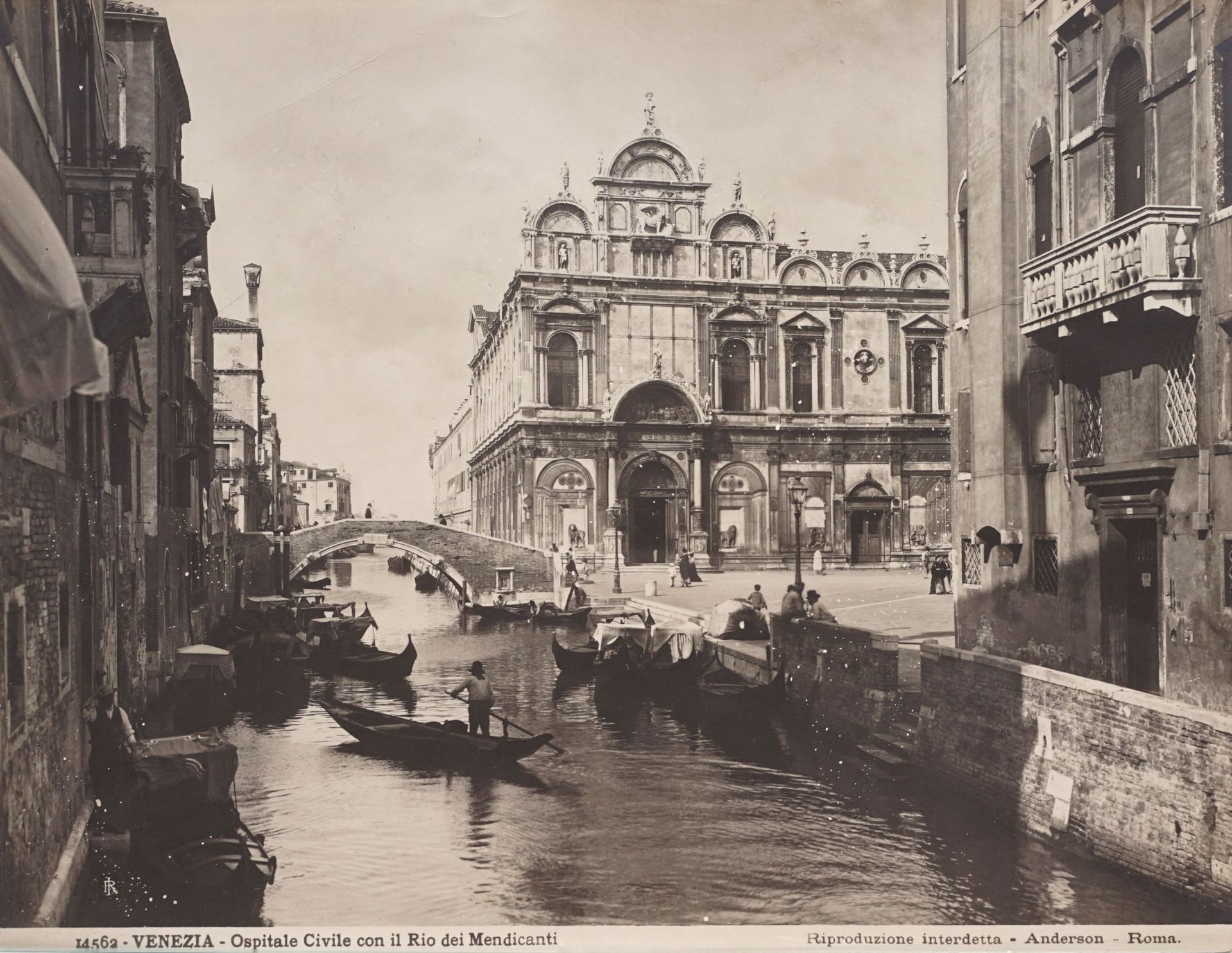 James Isaac Atkinson Anderson, Zehn Ansichten von Rom und Venedig. Mitte 19. Jh bzw. 1. H. 20. Jh. - Bild 4 aus 10