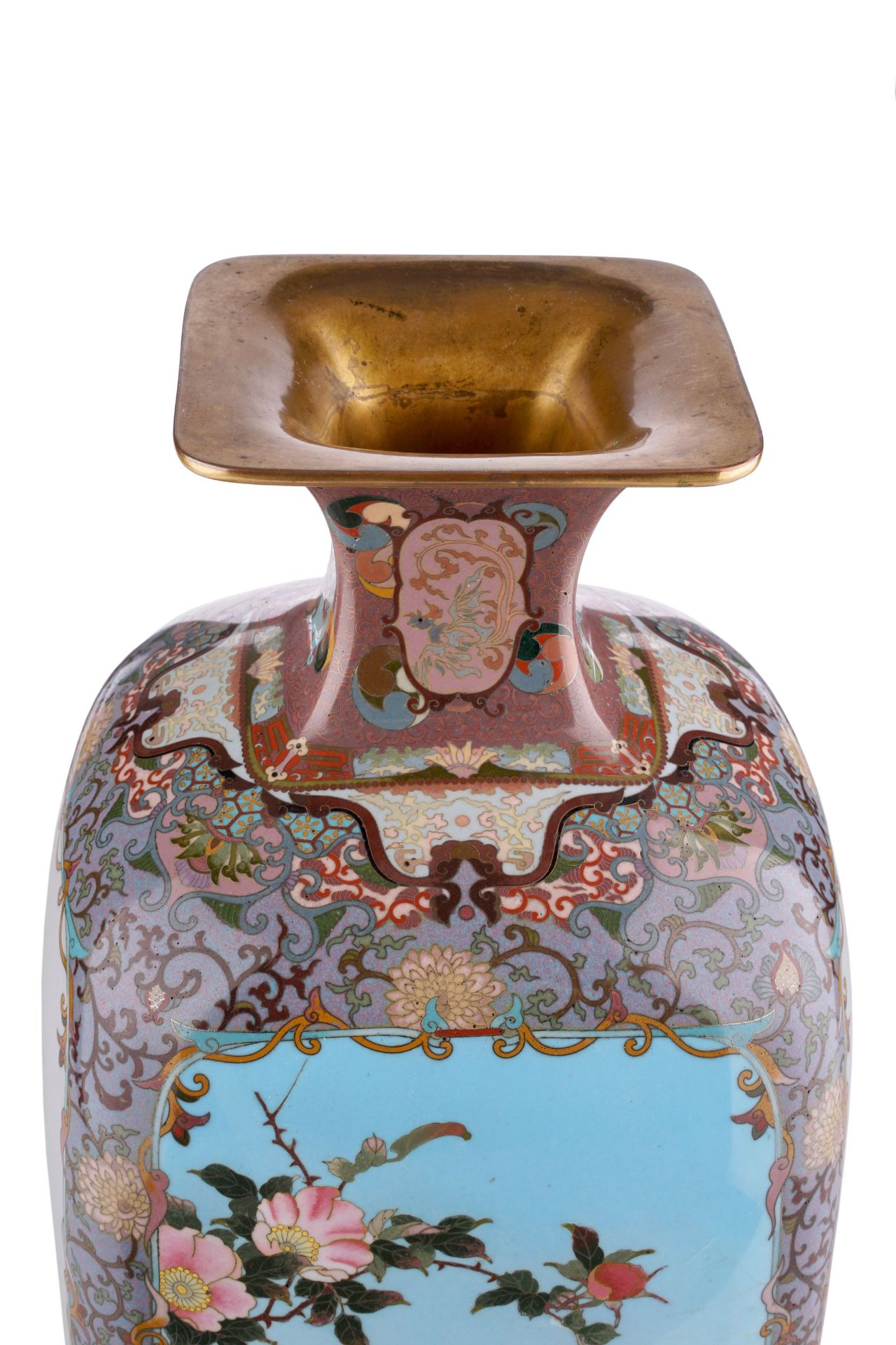 Exzellente große Vase. Shippô-chô / Nagoya, Japan. Meiji-Periode, 1890/1900. - Image 13 of 26