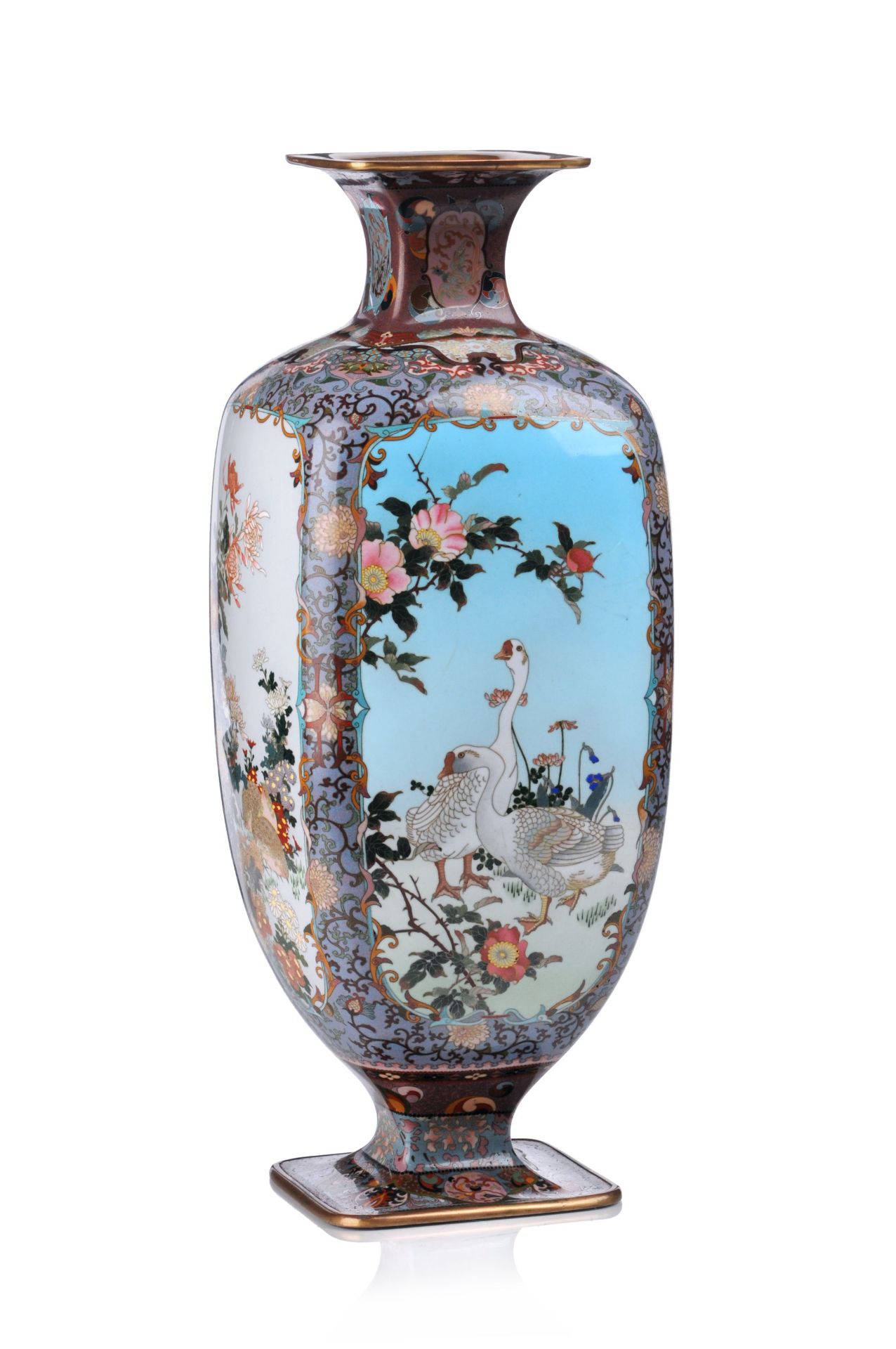 Exzellente große Vase. Shippô-chô / Nagoya, Japan. Meiji-Periode, 1890/1900. - Image 4 of 26