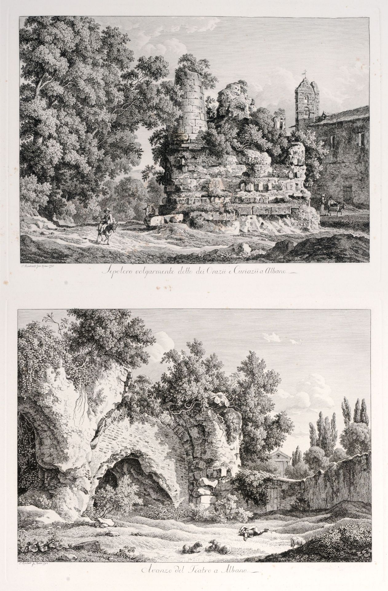 Johann Christian Reinhart, Albert Christoph Dies und Jacob Mechau "Collection de Vues pittoresq... - Image 13 of 24
