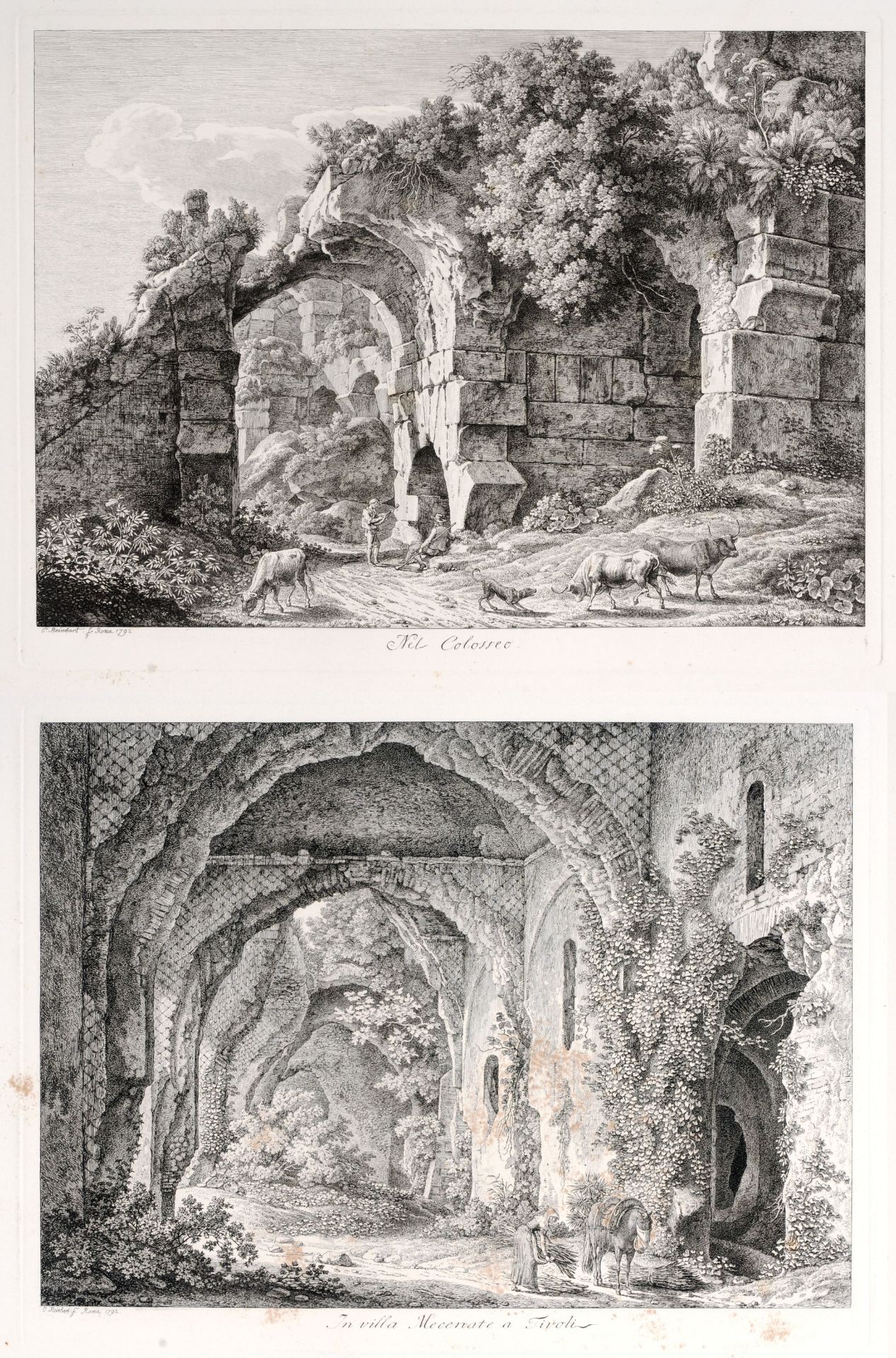 Johann Christian Reinhart, Albert Christoph Dies und Jacob Mechau "Collection de Vues pittoresq... - Image 7 of 24
