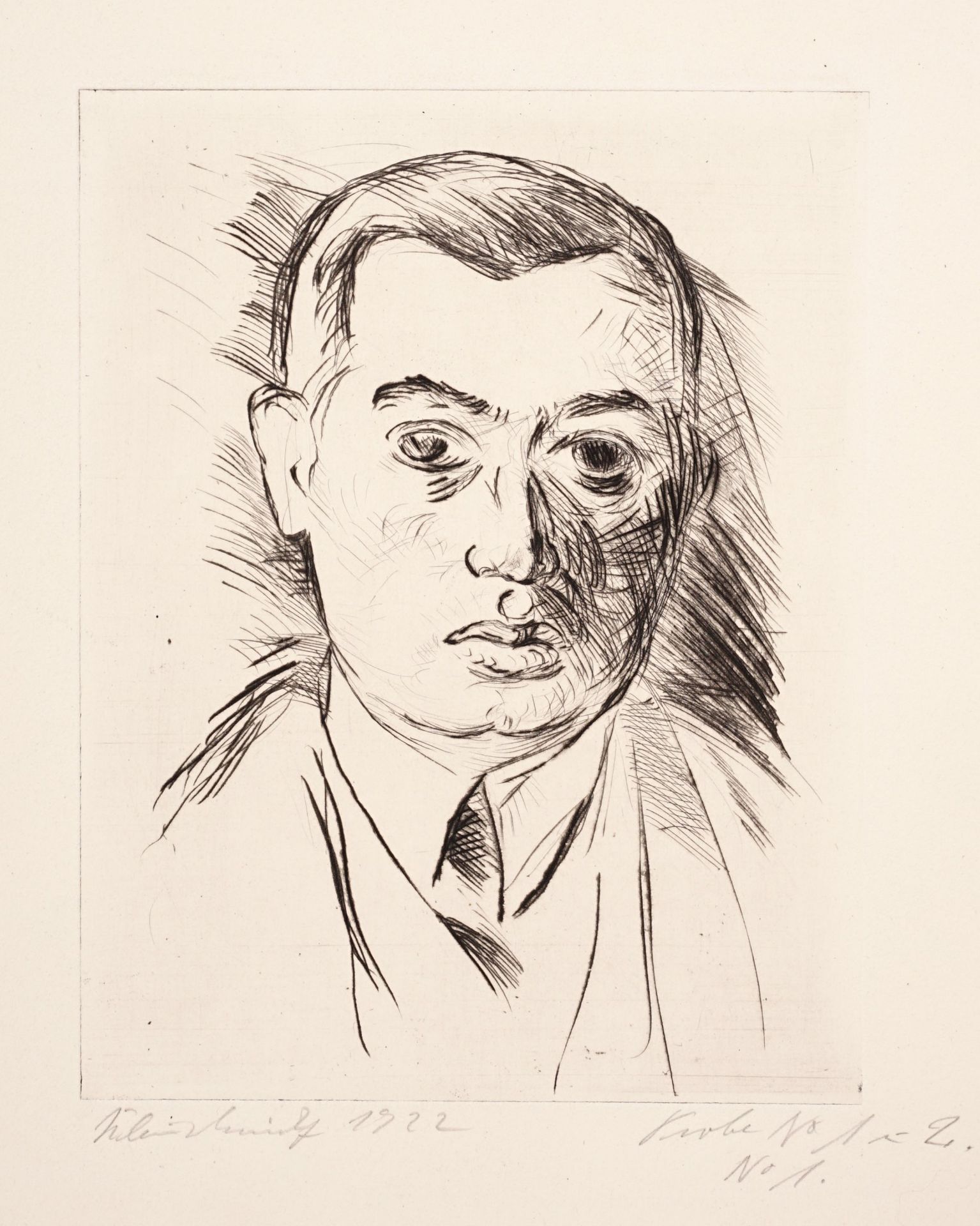 Paul Kleinschmidt "Bildnis Marcy". 1922.