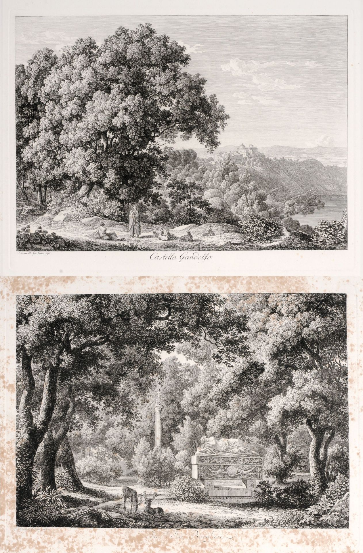Johann Christian Reinhart, Albert Christoph Dies und Jacob Mechau "Collection de Vues pittoresq... - Image 14 of 24