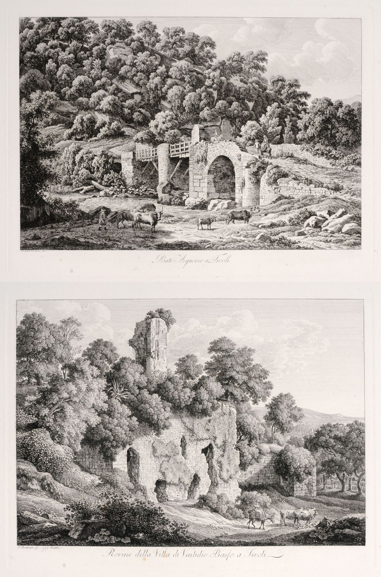 Johann Christian Reinhart, Albert Christoph Dies und Jacob Mechau "Collection de Vues pittoresq... - Image 4 of 24