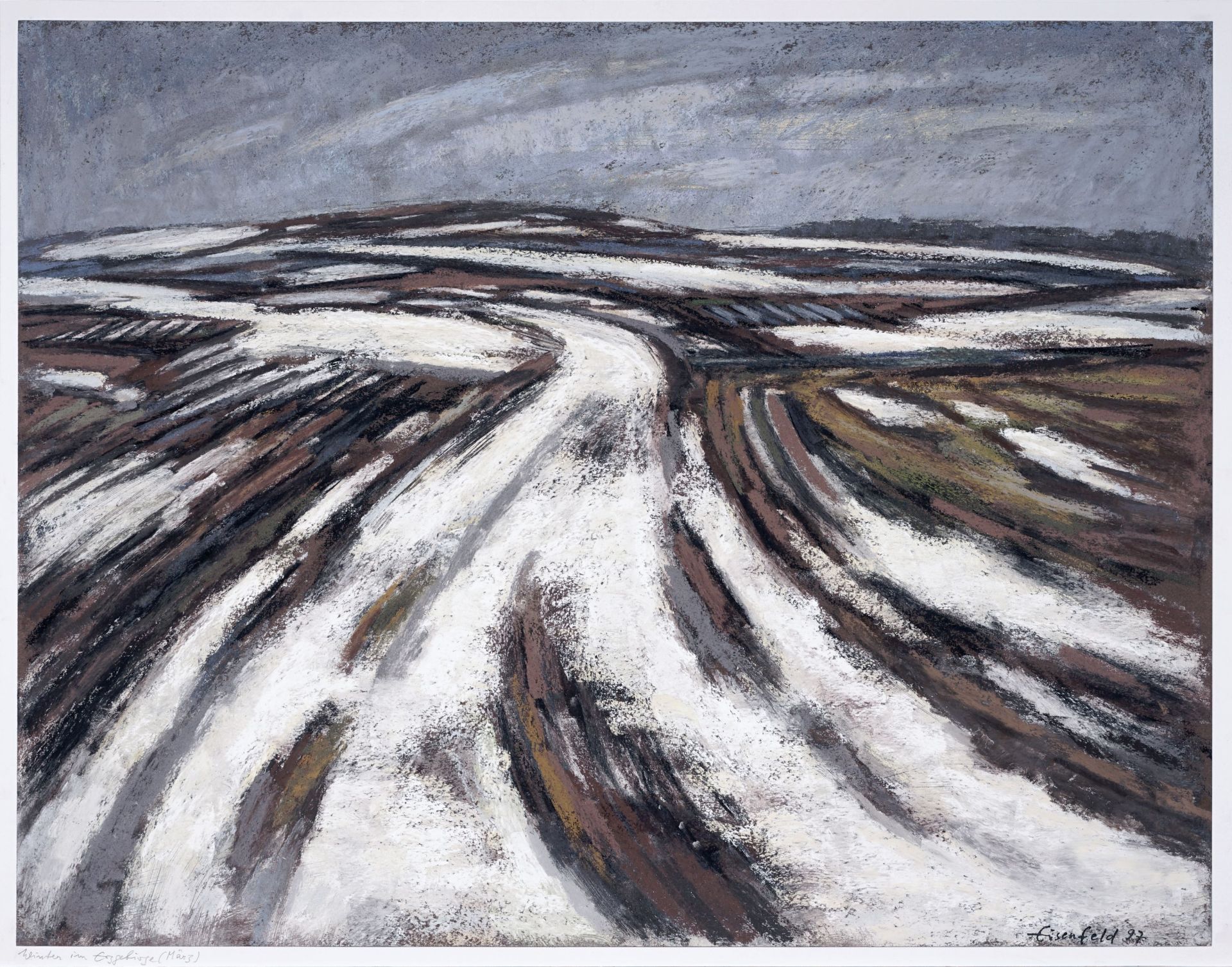 Ulrich Eisenfeld "Winter im Erzgebirge (März)". 1997.