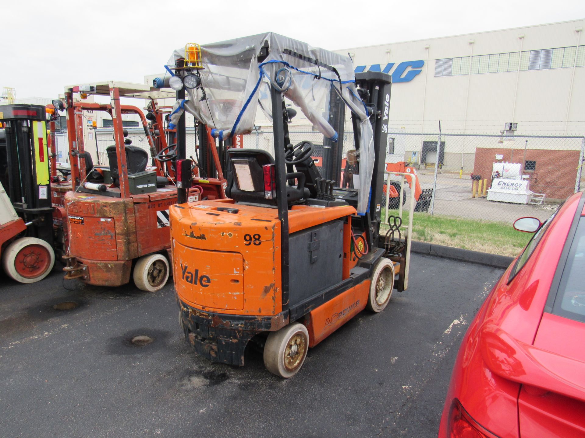 Yale Forklift, Model #ERC060GHN36TE088, S/N #A908N08218F, Truck Weight W/ Max Battery = 13470 Lb - Image 3 of 8