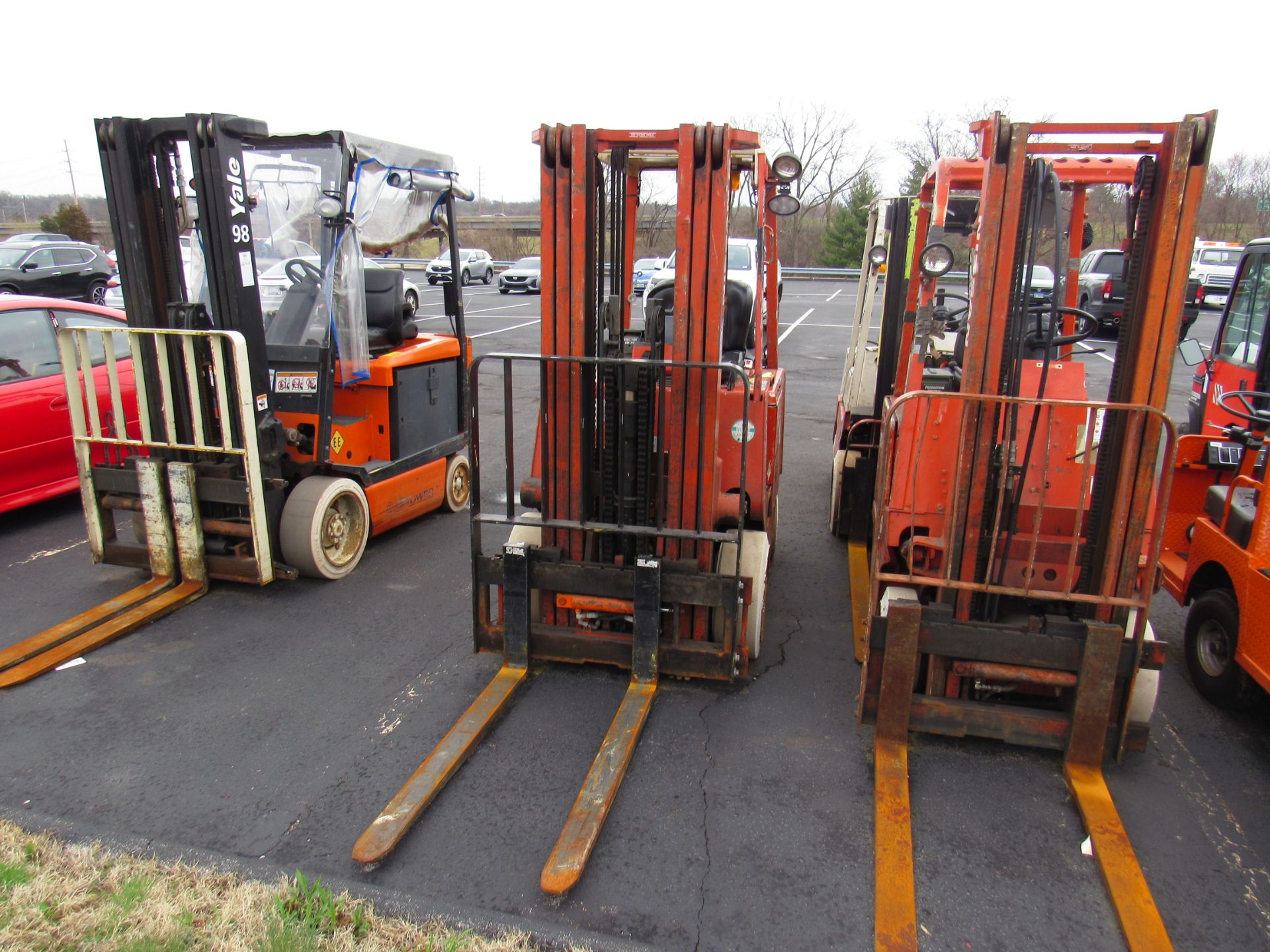 Nissan Forklift, Model #CDGMO, Type = EE, Max Lift Height = 187 Inches - Image 8 of 8