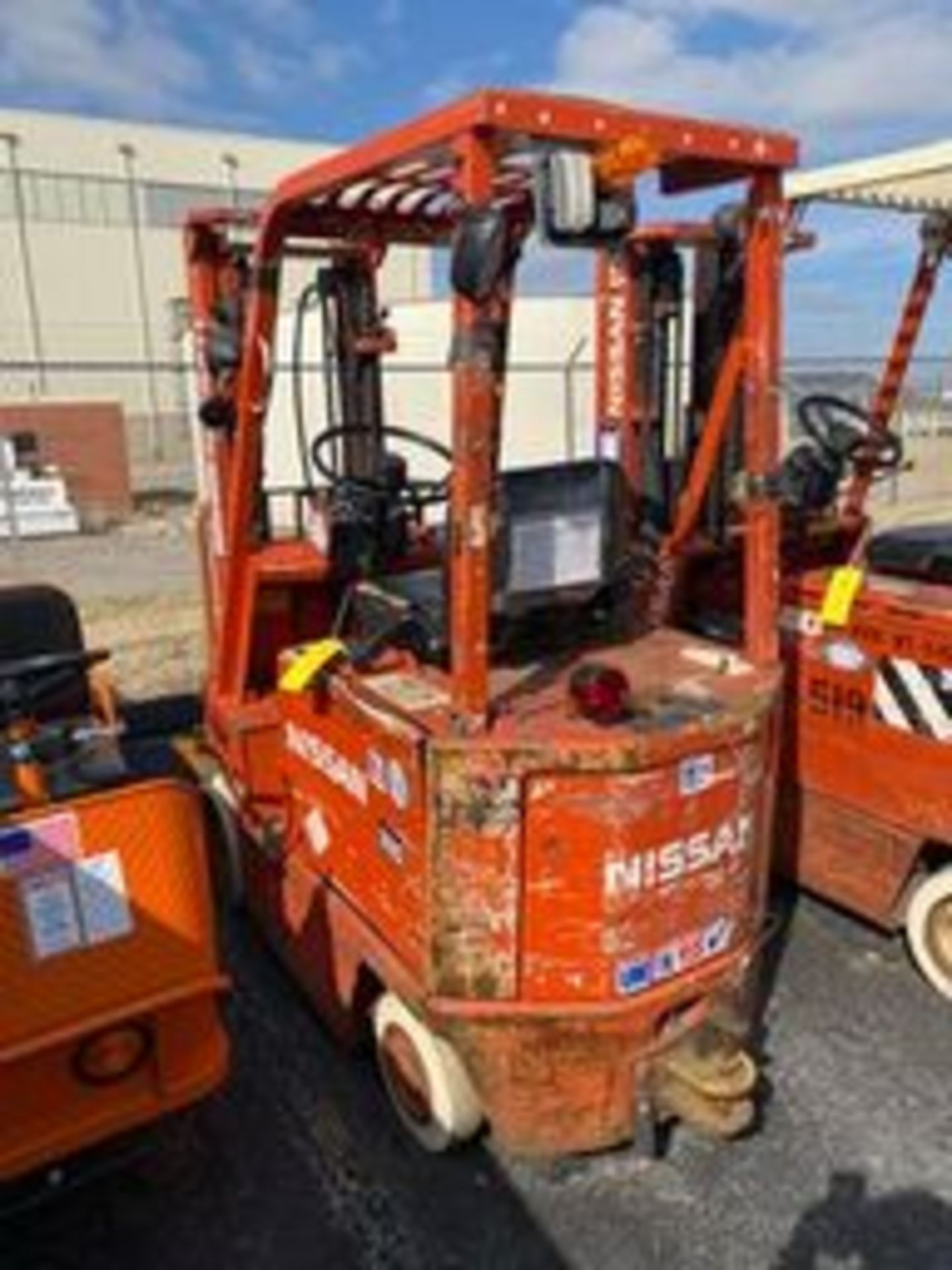 Nissan Forklift, Model #CUBO1L15E, Chassis No. #CUB01-001226, Truck Weight W/ Battery = 6219 Lb - Image 2 of 9