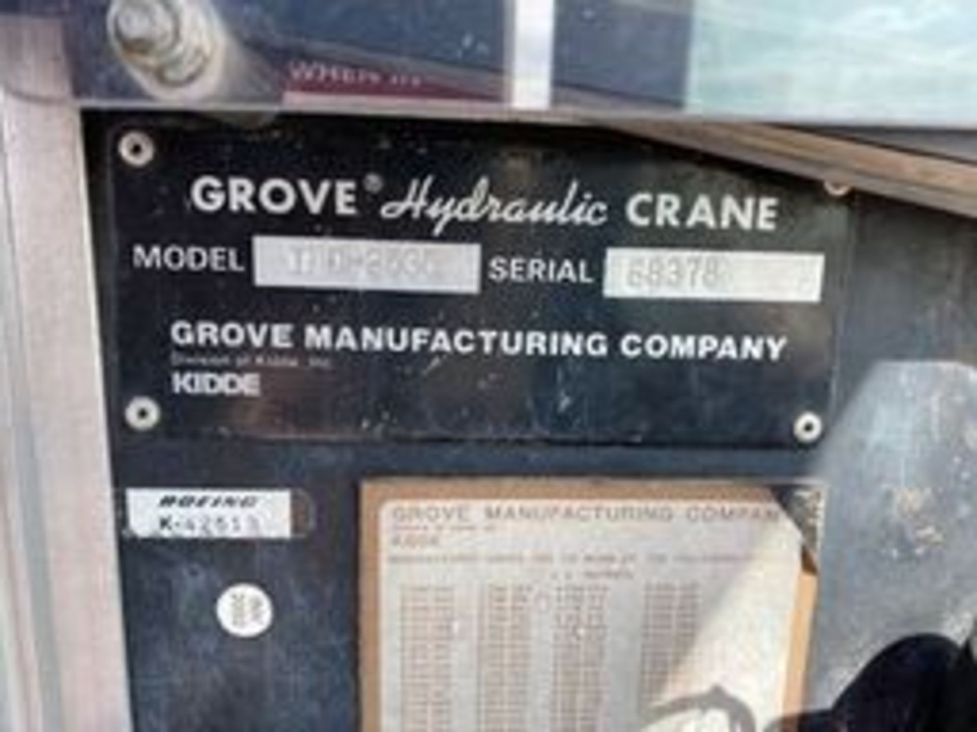 Grove Hydraulic Crane, Model #IND-2535, S/N #68378 - Image 16 of 16