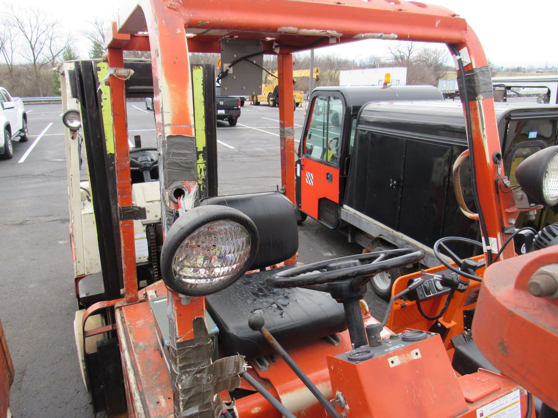 Nissan Forklift, Model #CUBO1L15E, Chassis No. #CUB01-001226, Truck Weight W/ Battery = 6219 Lb - Image 5 of 9