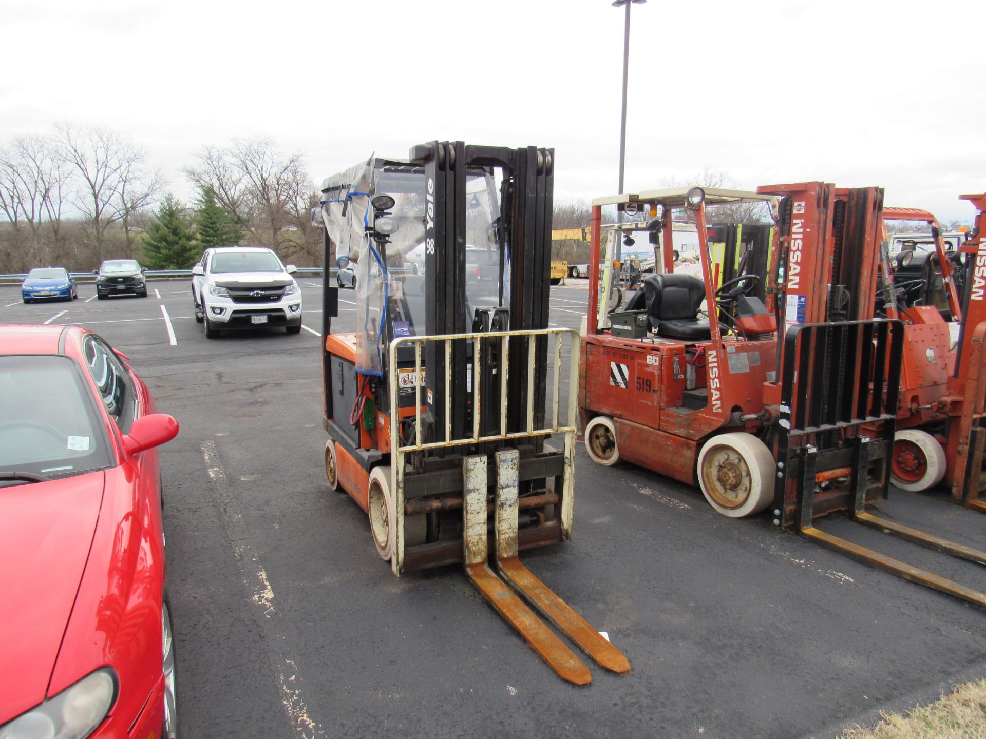 Yale Forklift, Model #ERC060GHN36TE088, S/N #A908N08218F, Truck Weight W/ Max Battery = 13470 Lb - Image 2 of 8