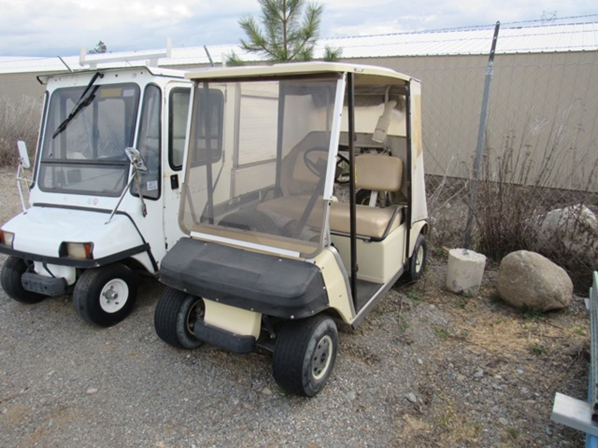 Golf Cart W/ Soft Cover Shell