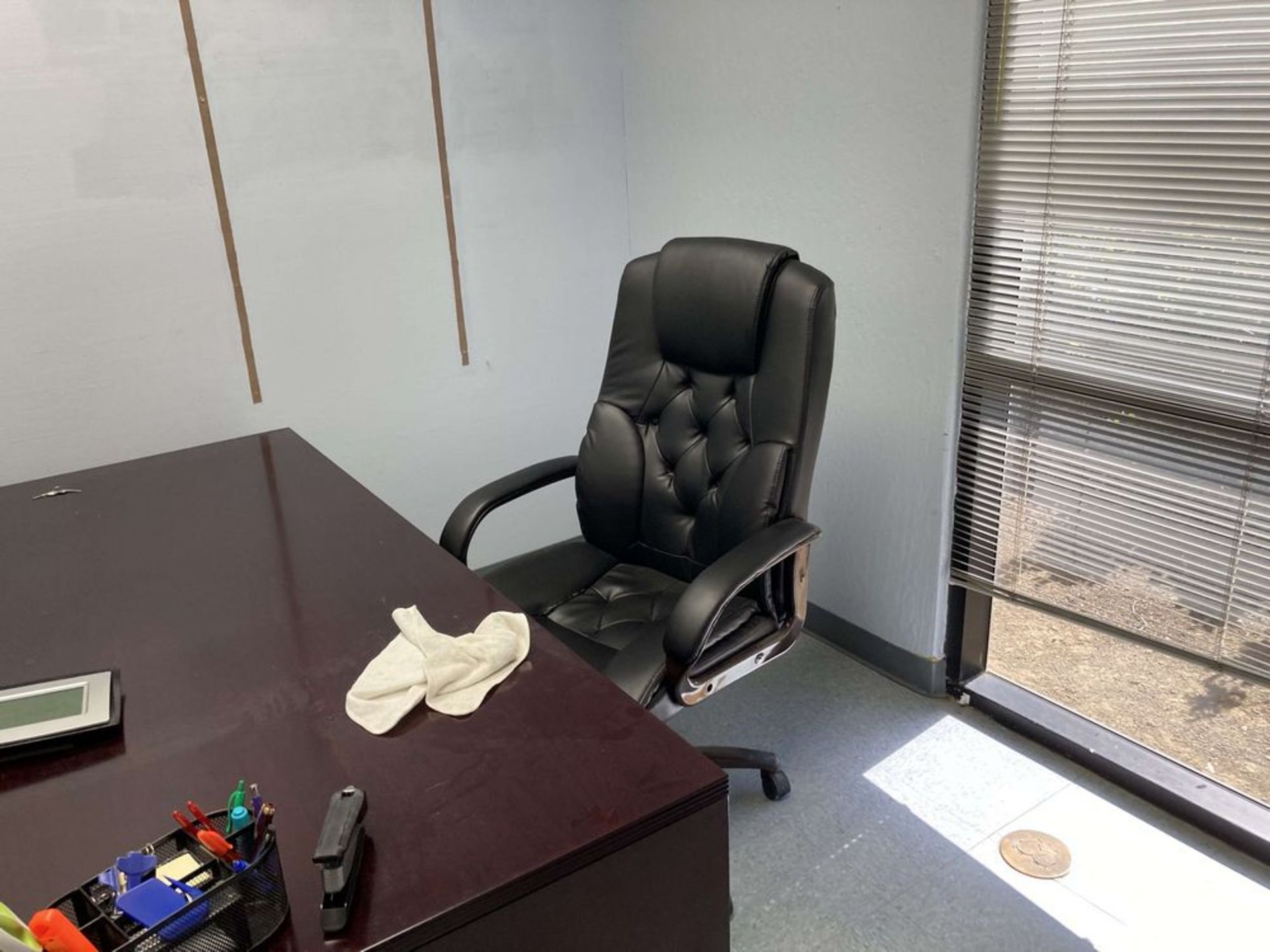 LOT of office, desk , book shelf and office chair. ***RIGGING FEE of $100 - Image 3 of 3