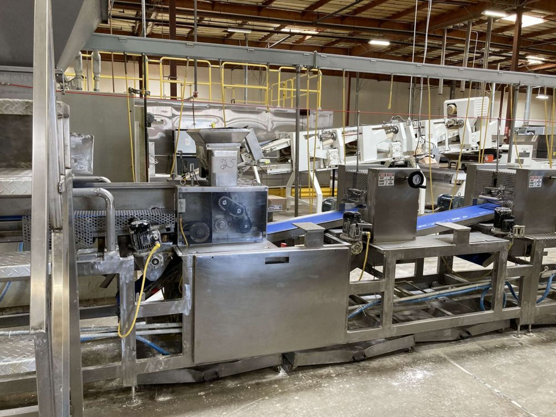 Pagani-Sacco Focaccia Bread make up line, with discharge conveyor, 240 vac. ***RIGGING FEE of $3000 - Image 3 of 9