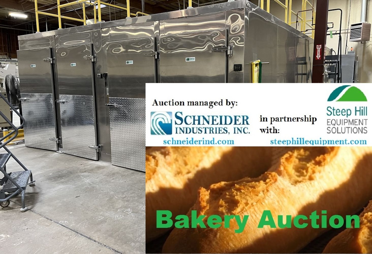 Online Only Auction - Major Bread / Crouton Bakery Food Plant -- Plant Closed -- All Equipment to be Sold