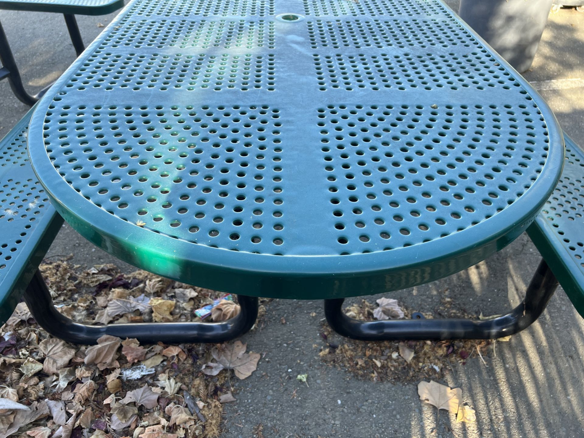 Two outdoor break tables ***RIGGING FEE of $ - Image 2 of 2