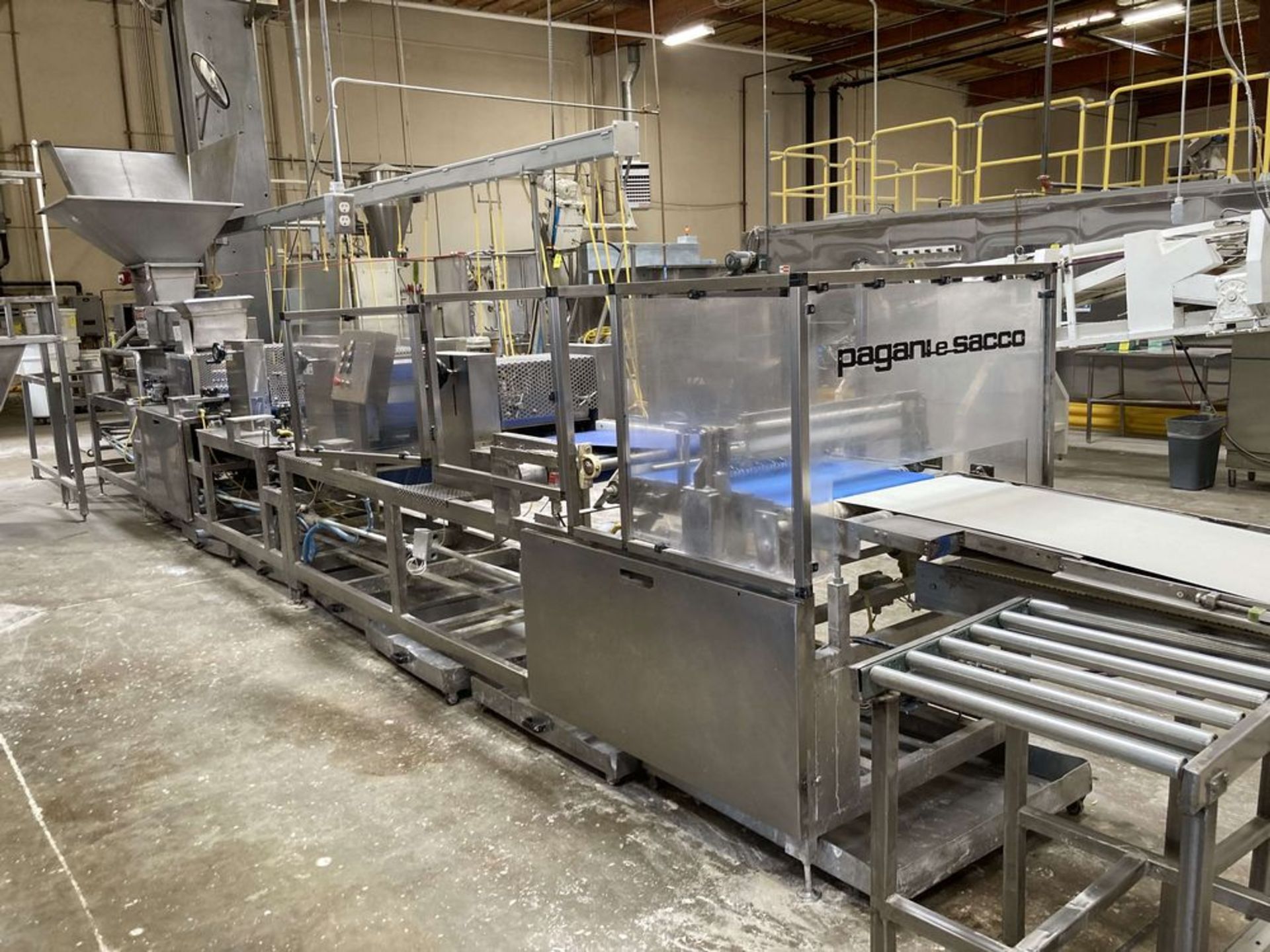 Pagani-Sacco Focaccia Bread make up line, with discharge conveyor, 240 vac. ***RIGGING FEE of $3000 - Image 4 of 9