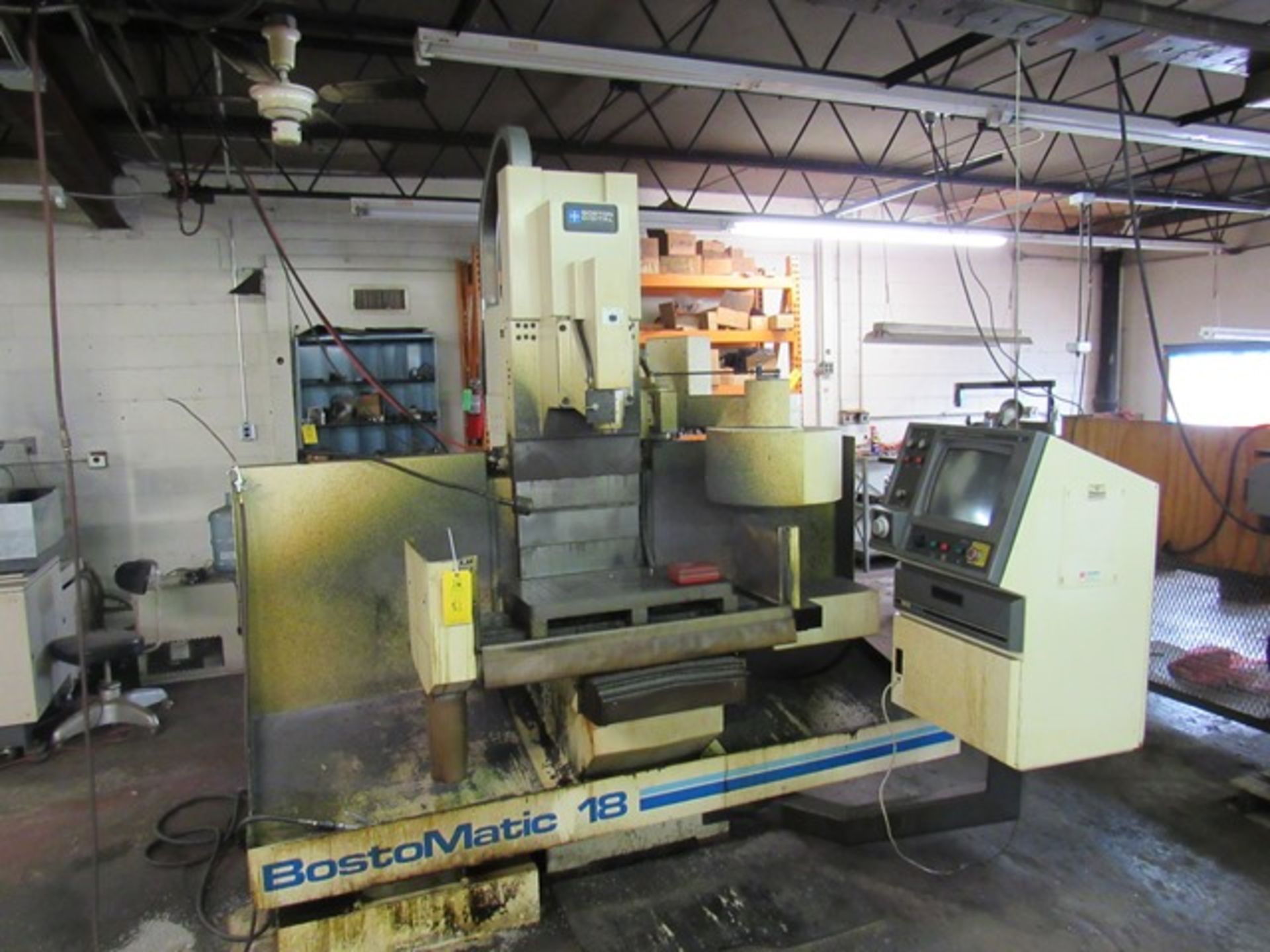 Boston Matic CNC Milling Machine, Model #BD18-1, S/N #18-224, Volts 440, Phase 3, Rigging Fee: $1300 - Image 2 of 11