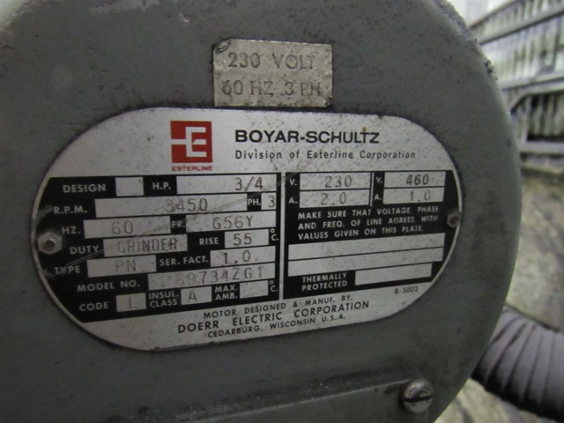 Boyar-Schultz 612 Surface Grinder, S/N #21646, Rigging Fee: $350 - Image 6 of 6