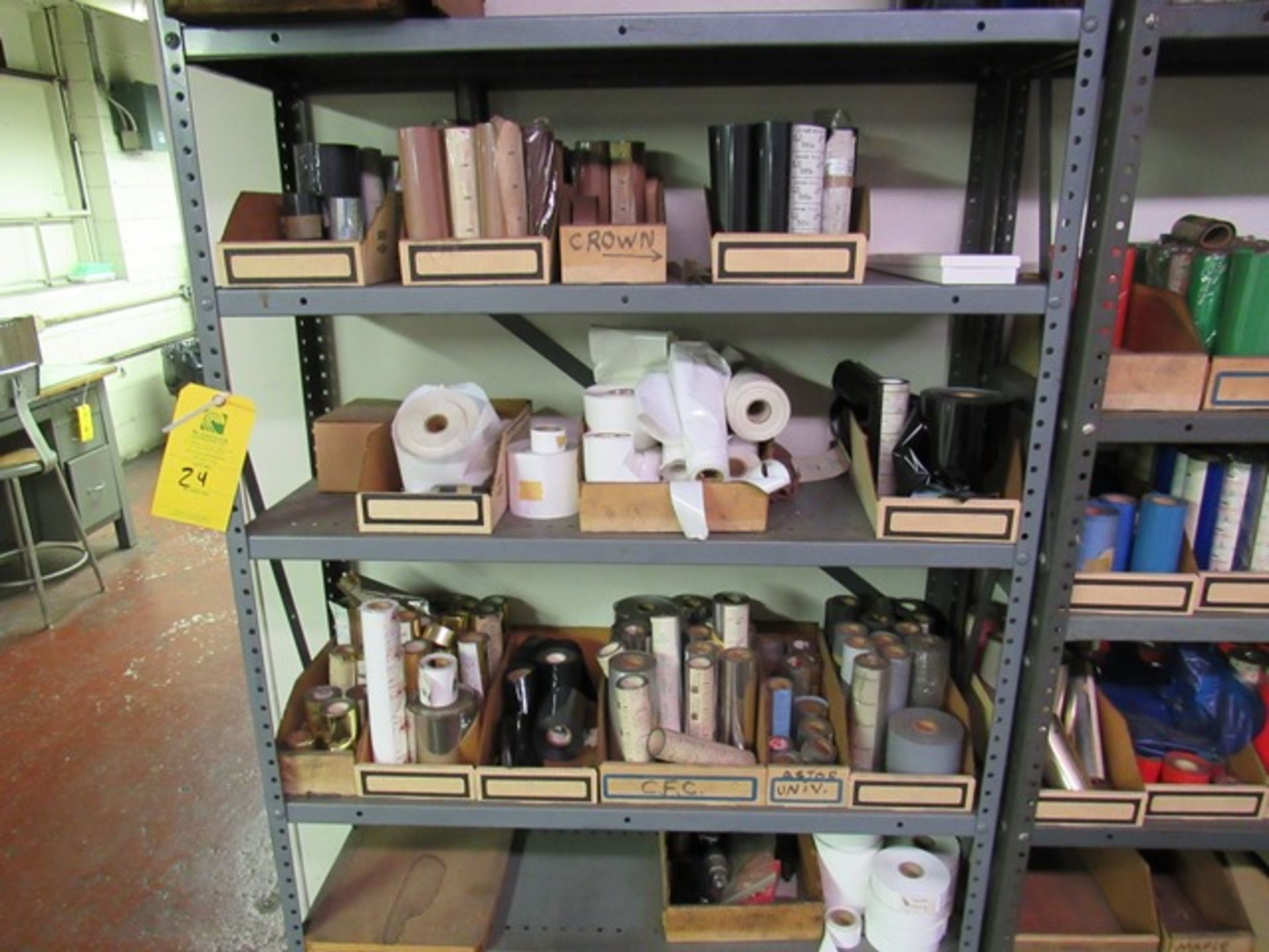 (3) Shelves of (AD) Engraving Equipment, Rigging Fee: $100 - Image 5 of 6