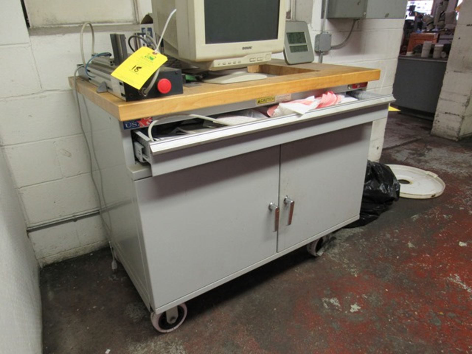 Rolling Cabinet, Approx. 44in. L x 30in. W x 40 in. T, Rigging Fee: $75 - Image 2 of 2