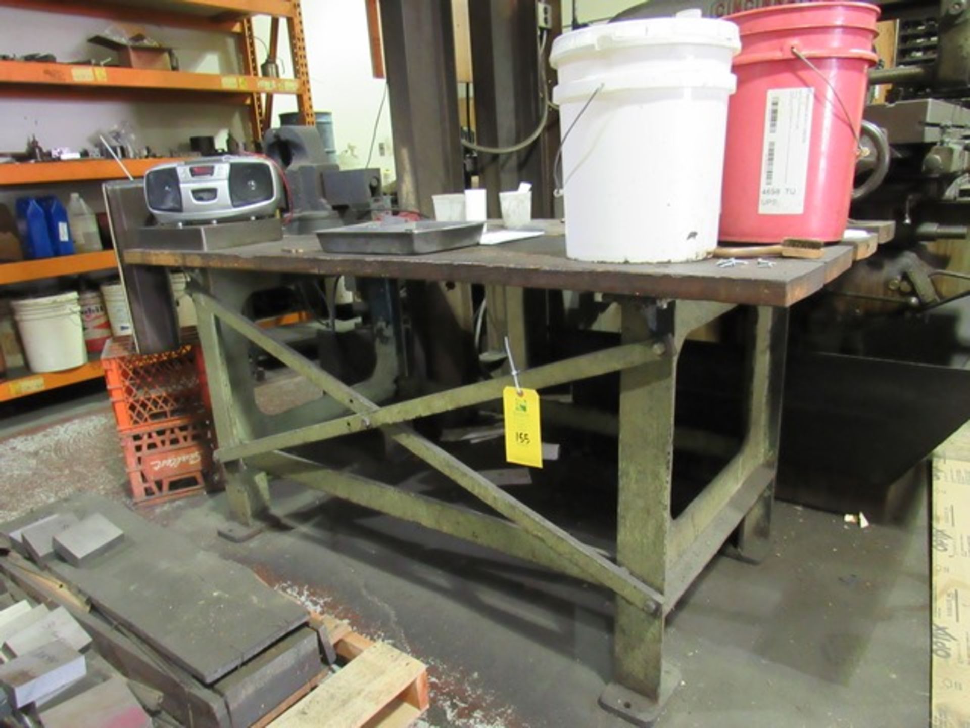 Work Table, Includes Vice, Rigging Fee: $50