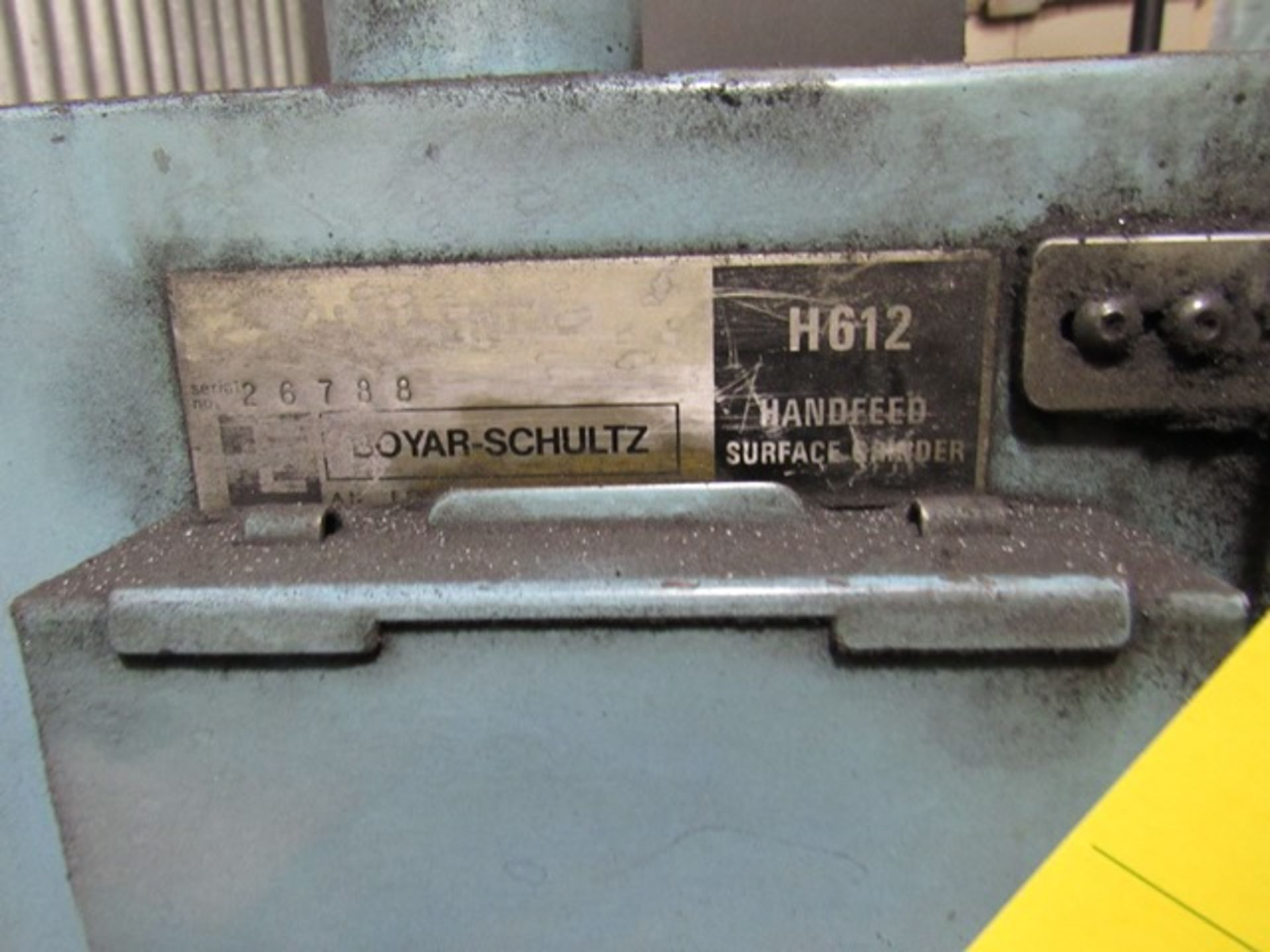 Boyar-Schultz H612 Handfeed Surface Grinder, Rigging Fee: $300 - Image 4 of 5