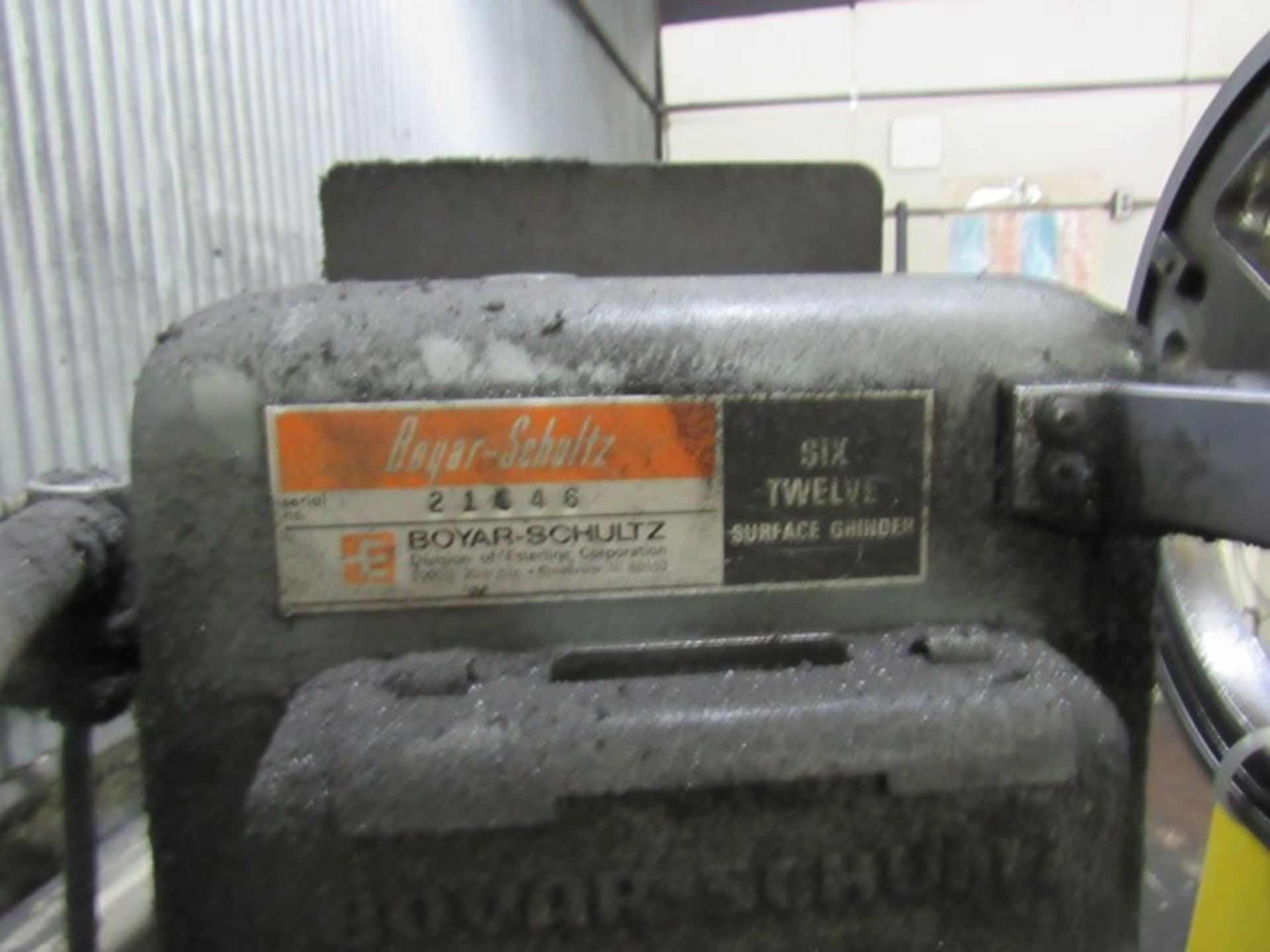 Boyar-Schultz 612 Surface Grinder, S/N #21646, Rigging Fee: $350 - Image 4 of 6