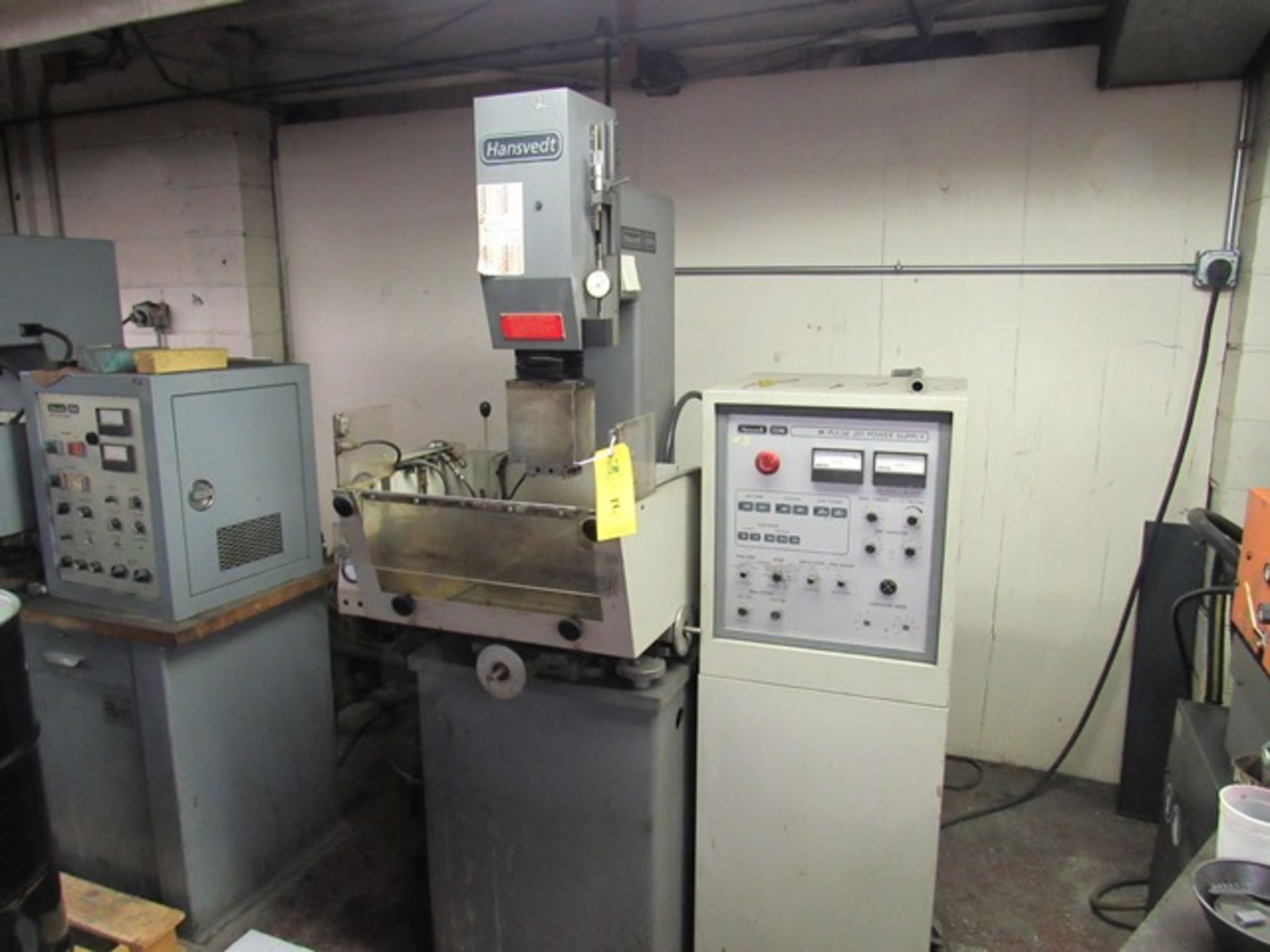 Hansvedt EDM Machine, Model #201, Volts 117, S/N #AP13804 & Pulse 201 Power, Rigging Fee: $550