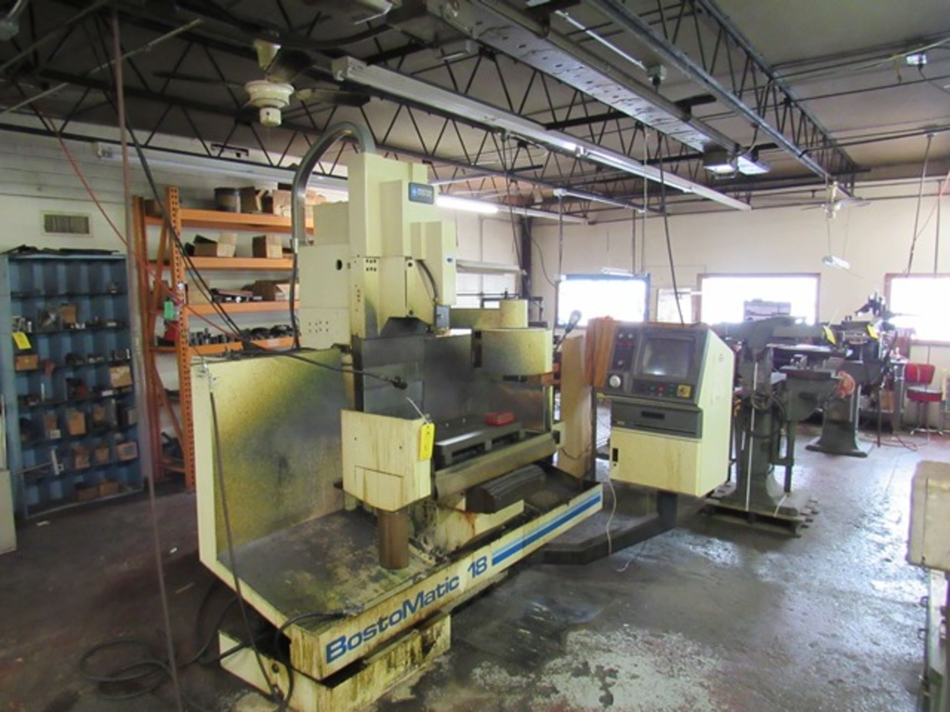 Boston Matic CNC Milling Machine, Model #BD18-1, S/N #18-224, Volts 440, Phase 3, Rigging Fee: $1300