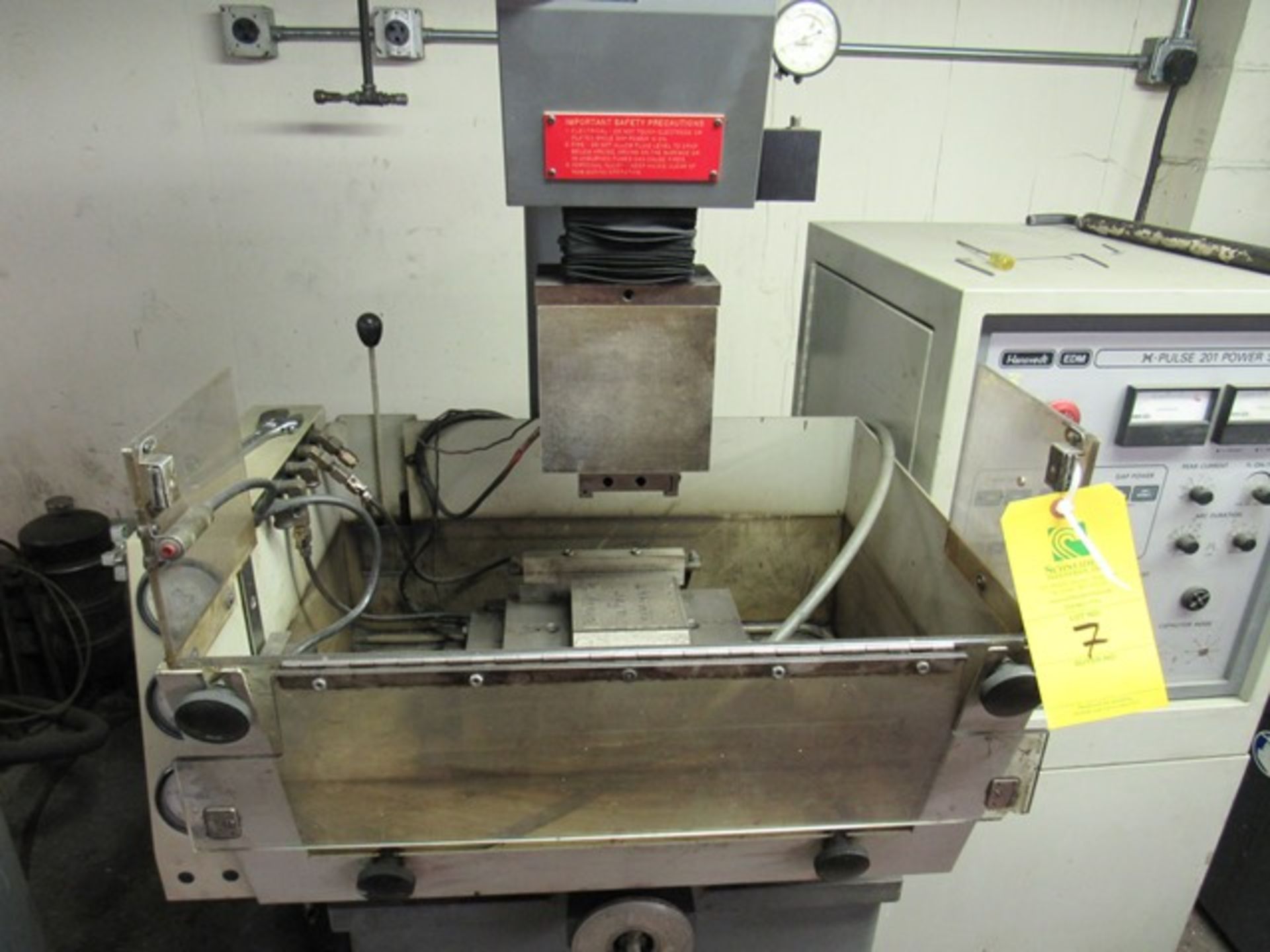 Hansvedt EDM Machine, Model #201, Volts 117, S/N #AP13804 & Pulse 201 Power, Rigging Fee: $550 - Image 2 of 6