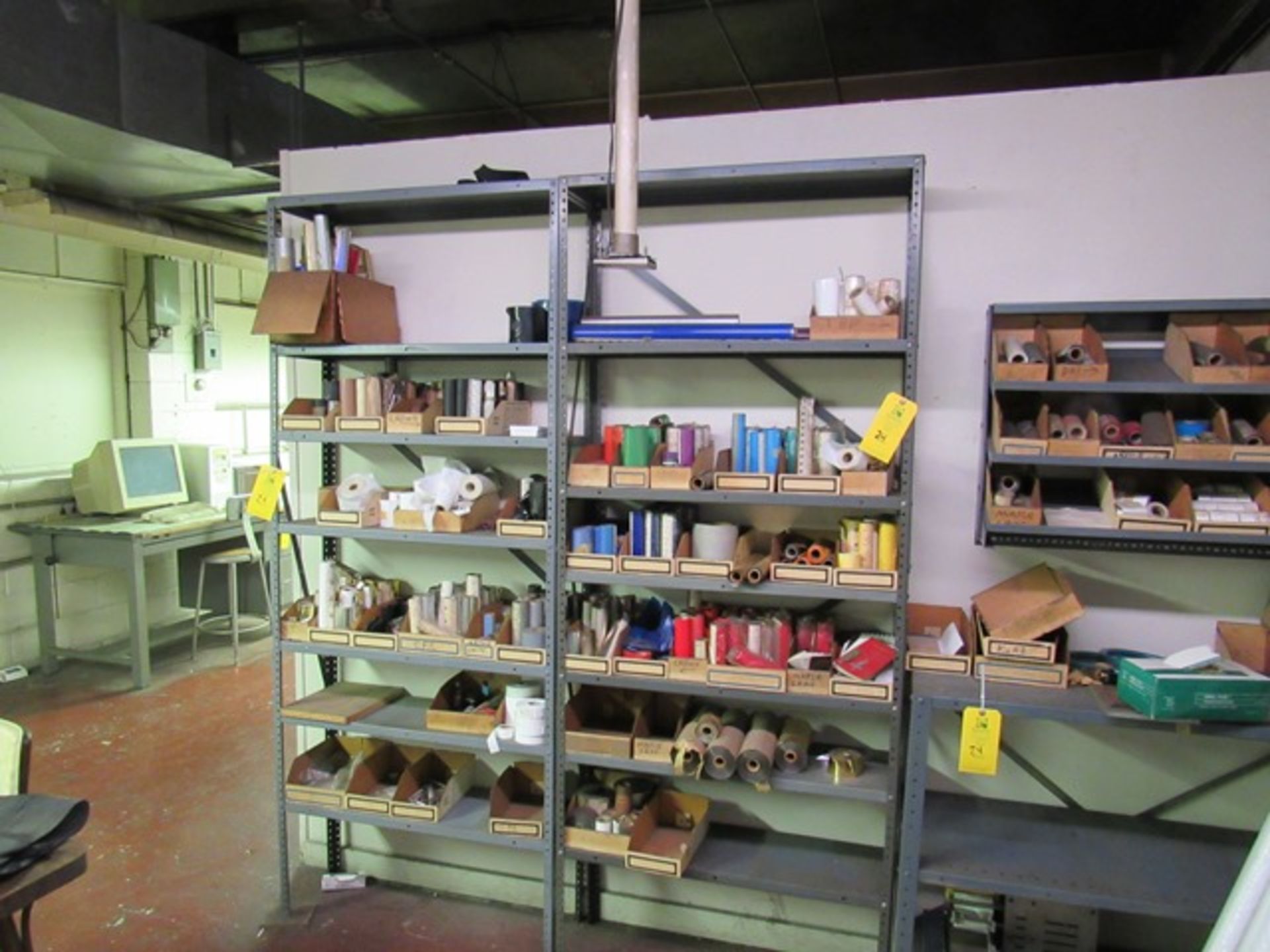 (3) Shelves of (AD) Engraving Equipment, Rigging Fee: $100 - Image 3 of 6