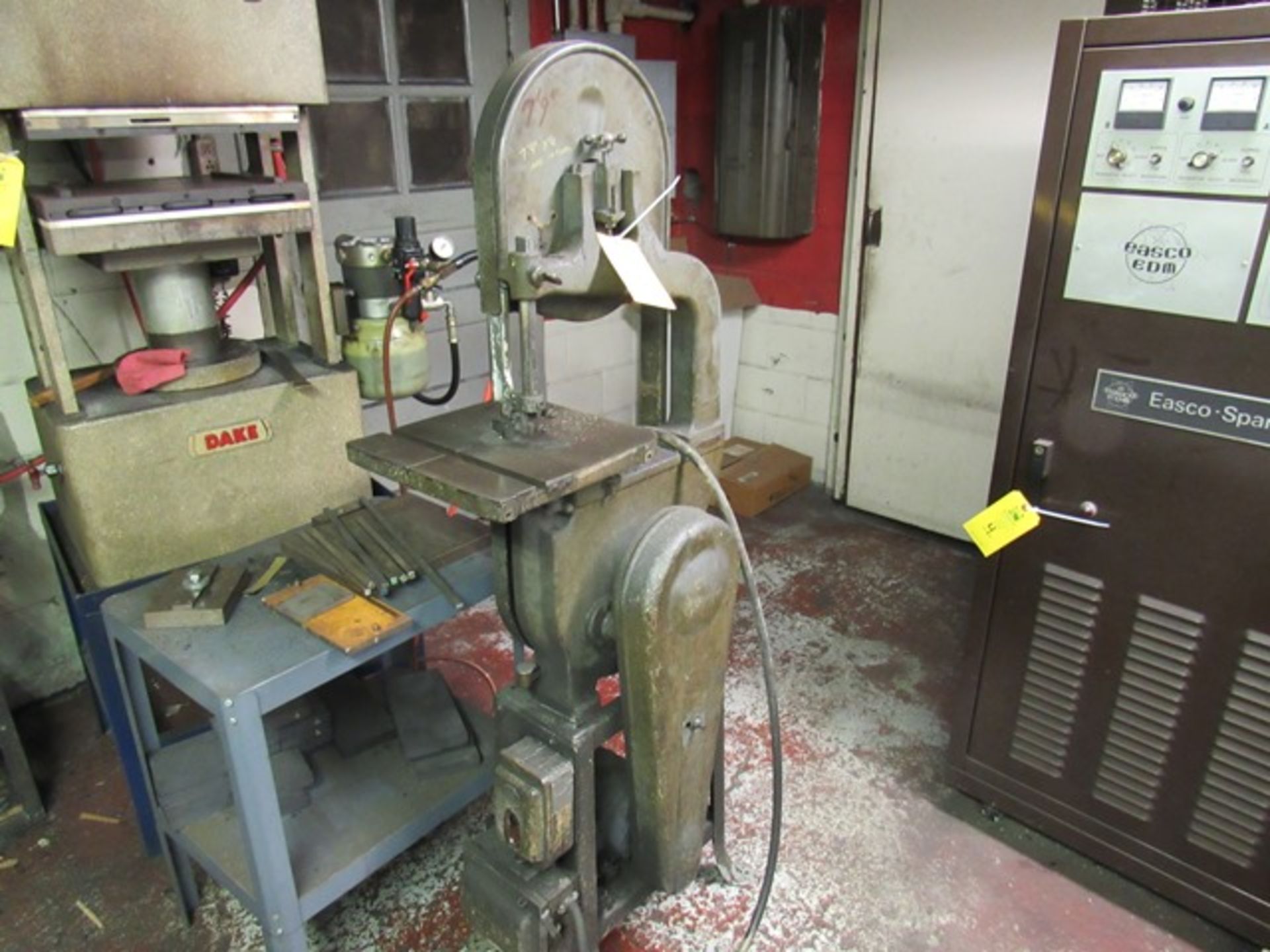 Vertical Band Saw, Rigging Fee: $100