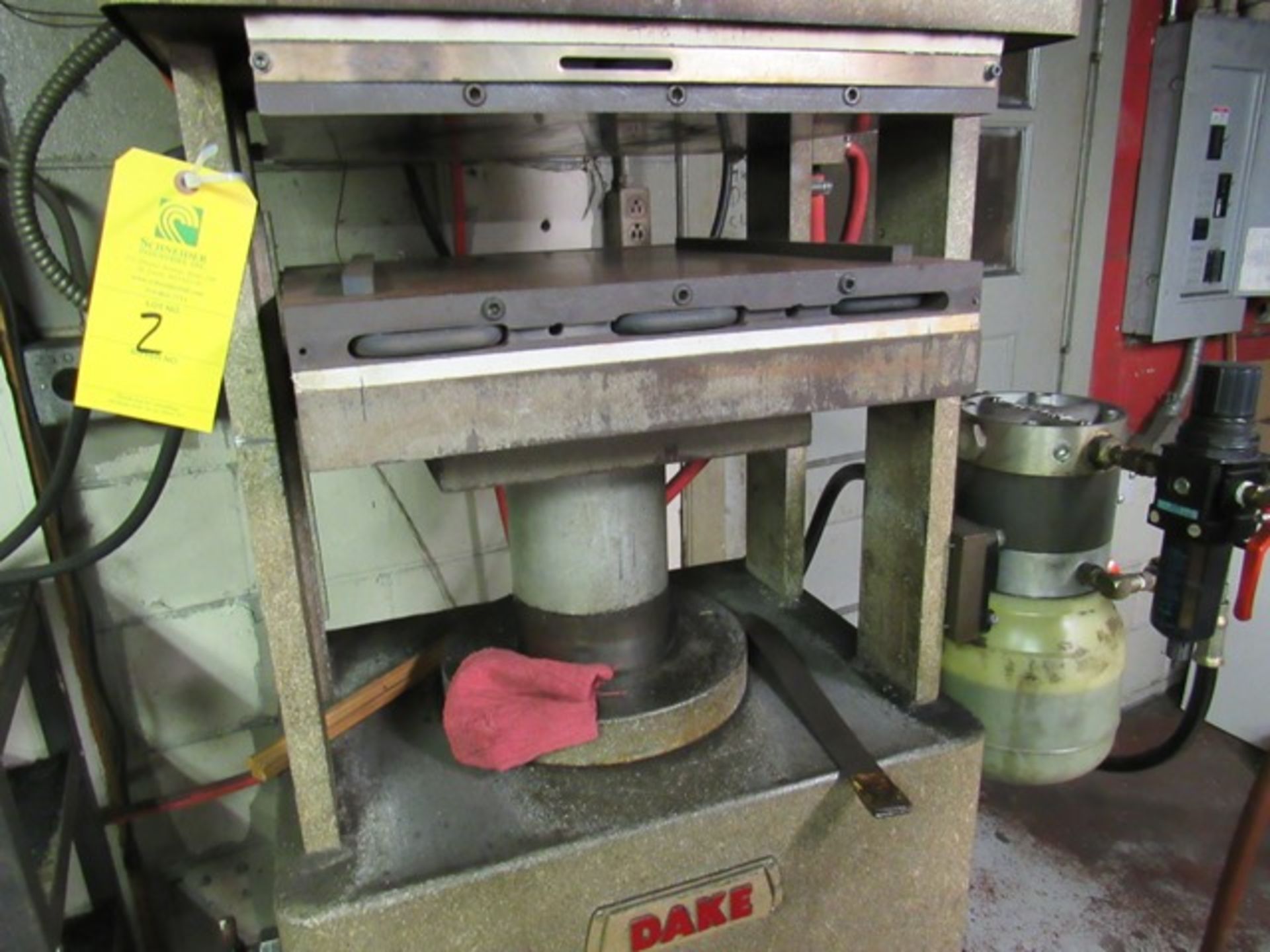 Dake Hydraulic Press, Model #44-275, S/N #169569, Volts 240, Rigging Fee: $350 - Image 2 of 4