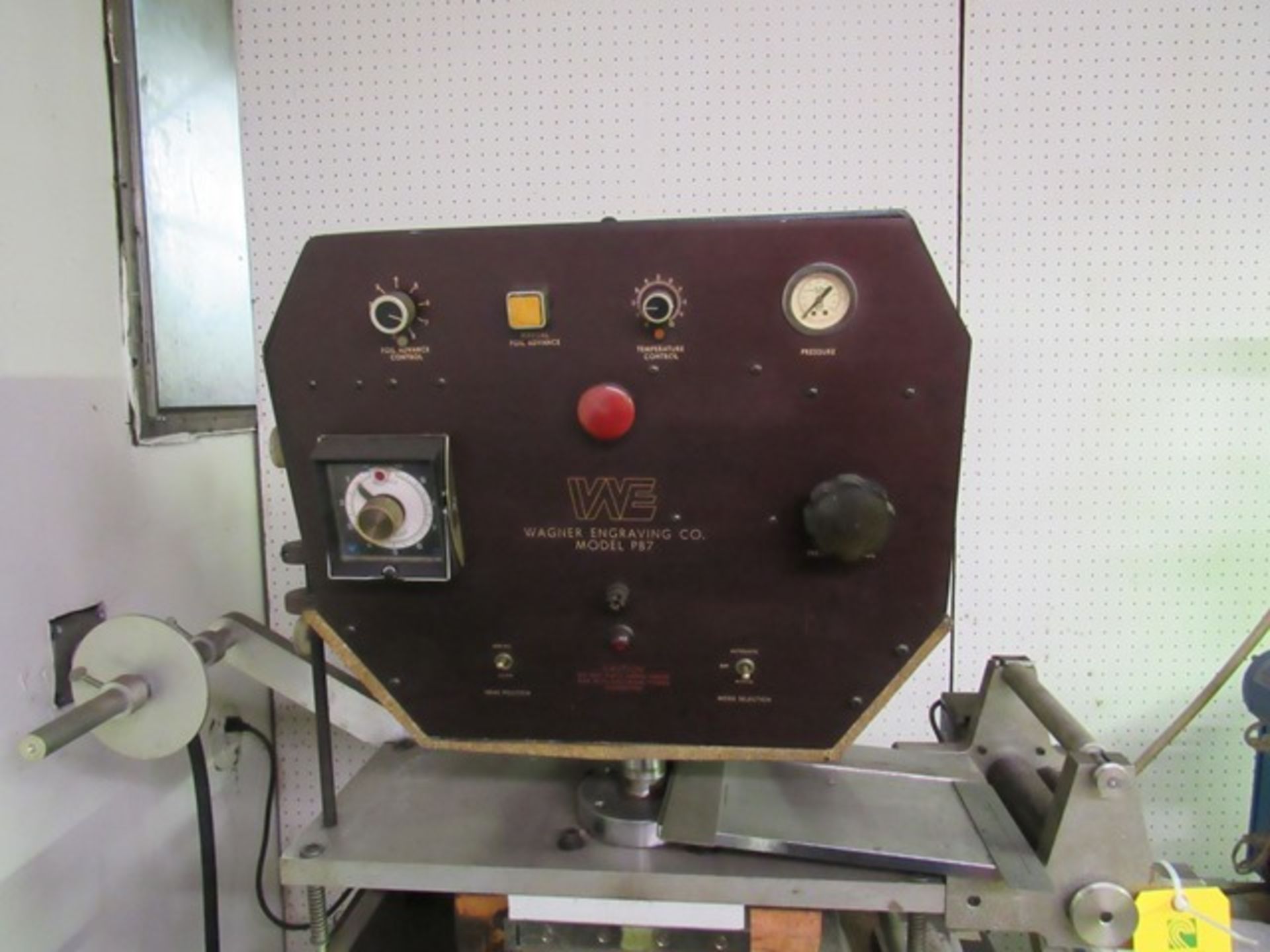 Wagner Engraving Machine, Model #PB7, Rigging Fee: $75 - Image 2 of 4