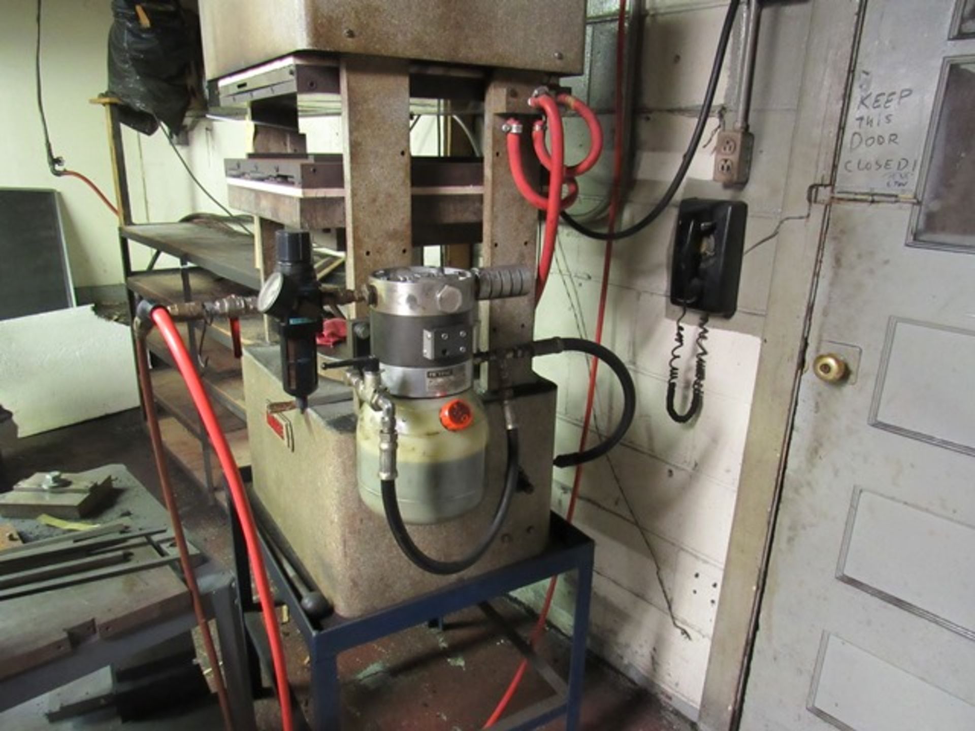 Dake Hydraulic Press, Model #44-275, S/N #169569, Volts 240, Rigging Fee: $350 - Image 3 of 4